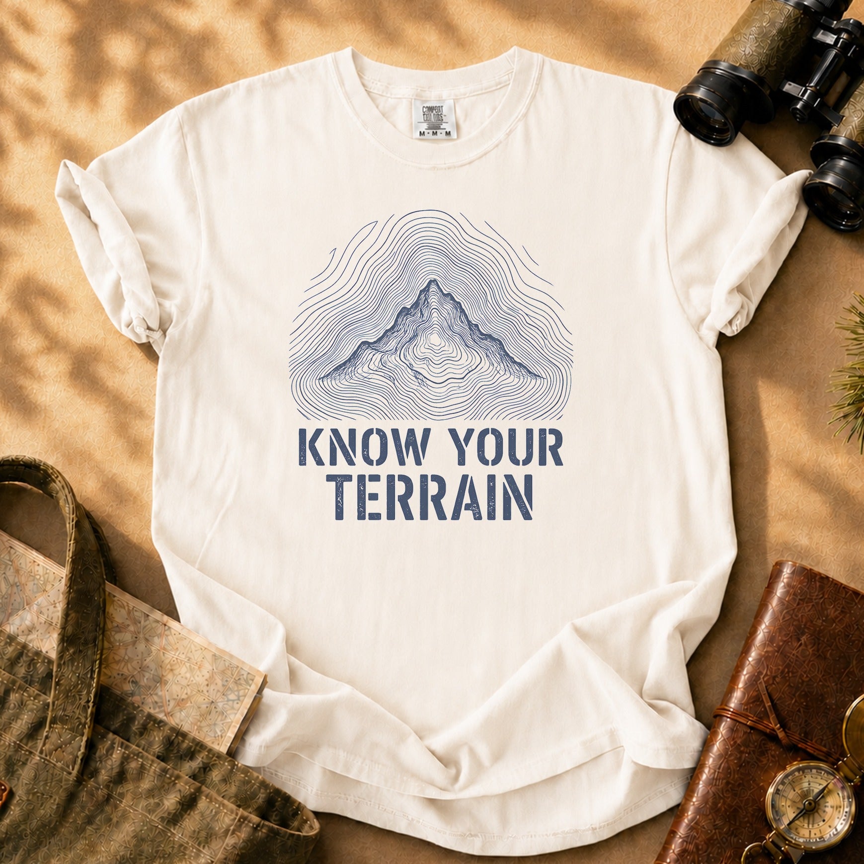Know Your Terrain Mountain Tee - Ivory
