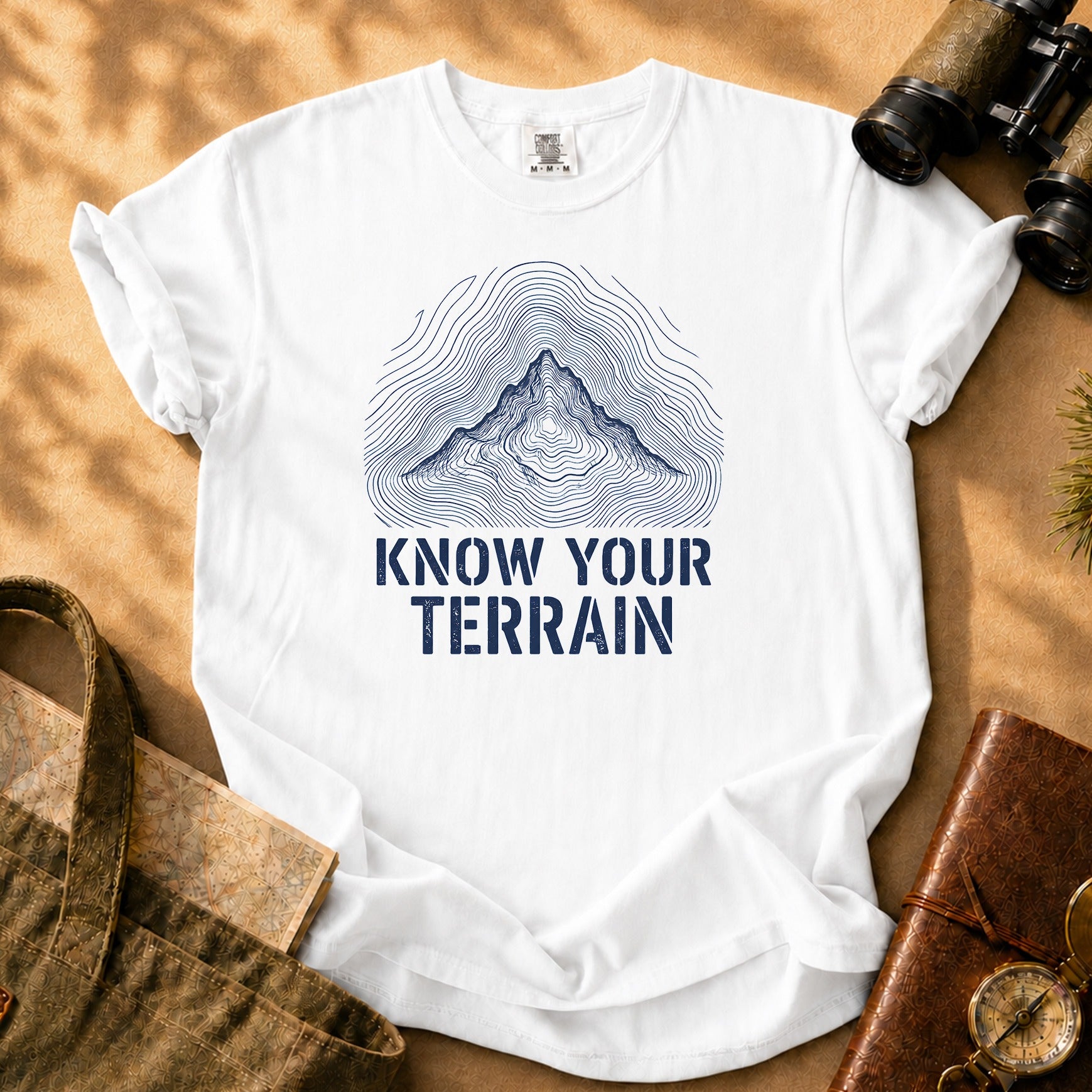 Know Your Terrain Mountain Tee - White