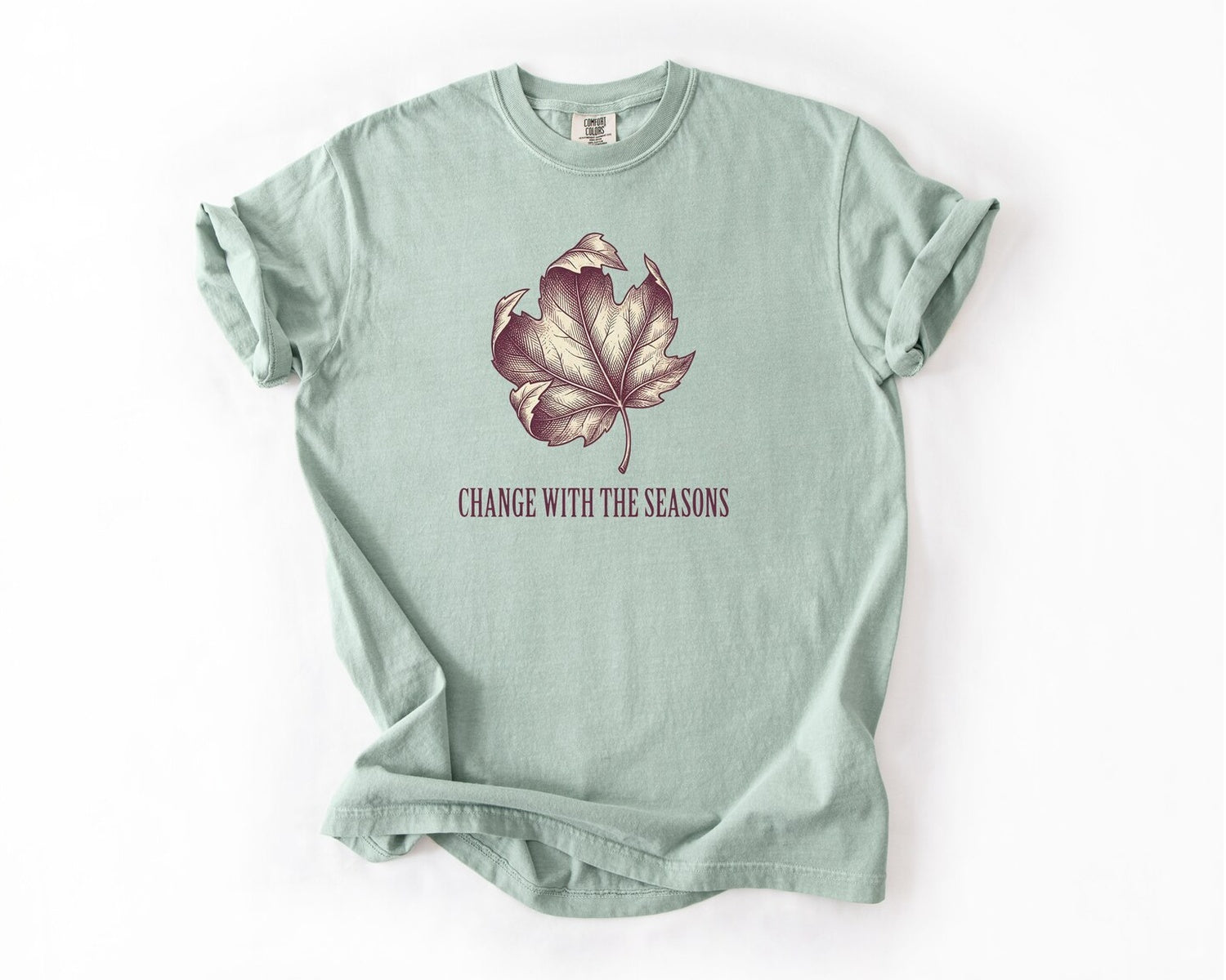 Leaf Graphic T-Shirt - Bay