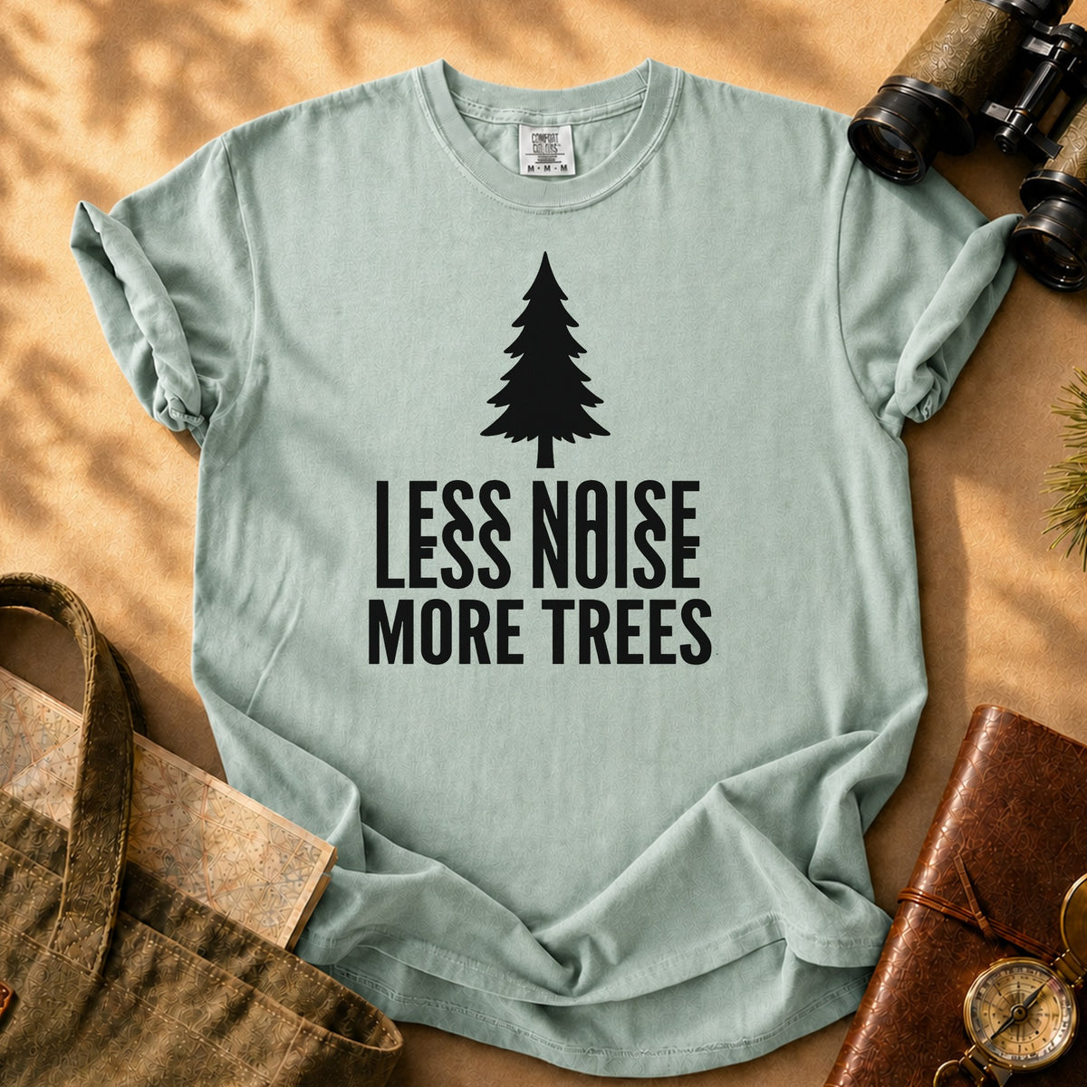 Less Noise More Trees Tee - Bay