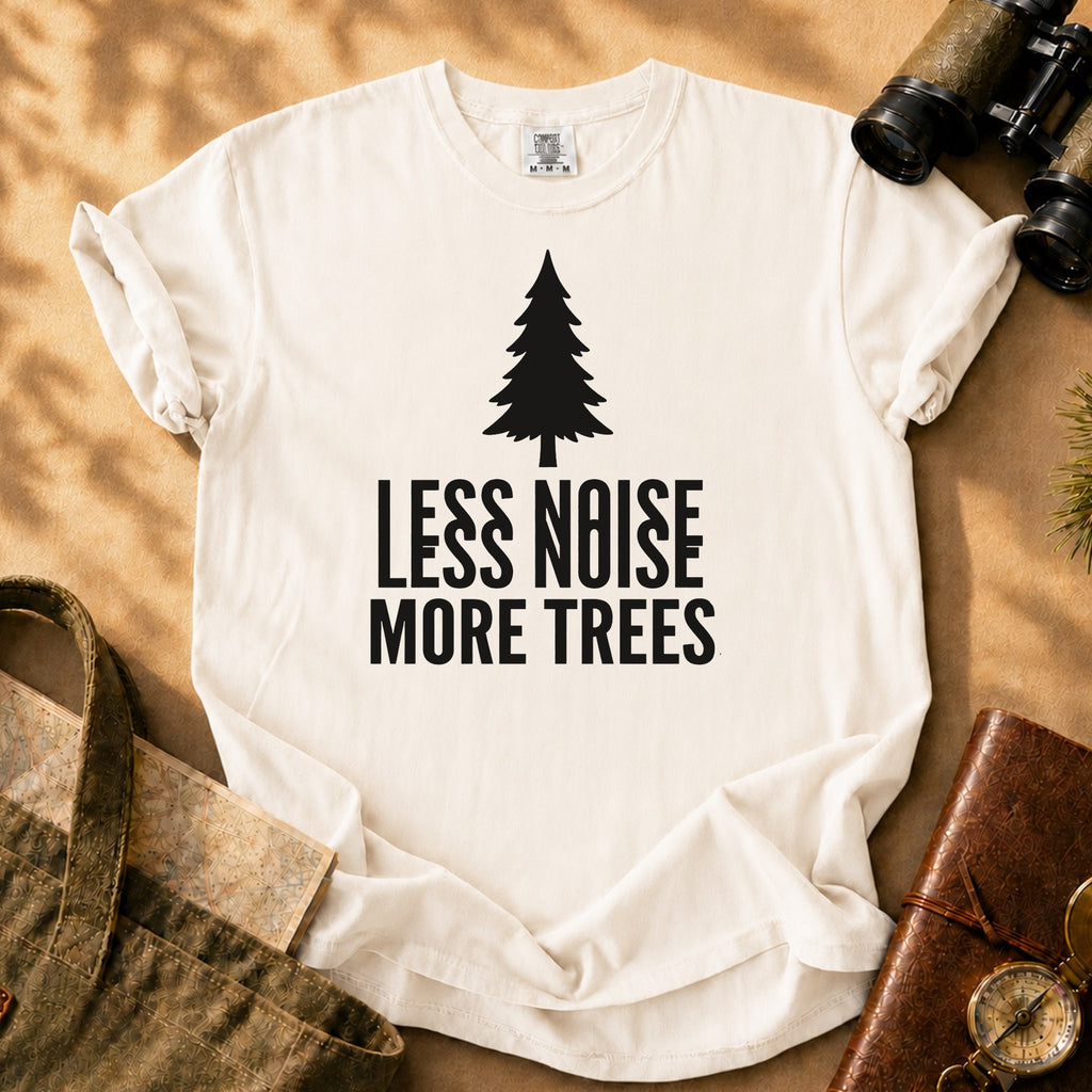 Less Noise More Trees Tee - Ivory