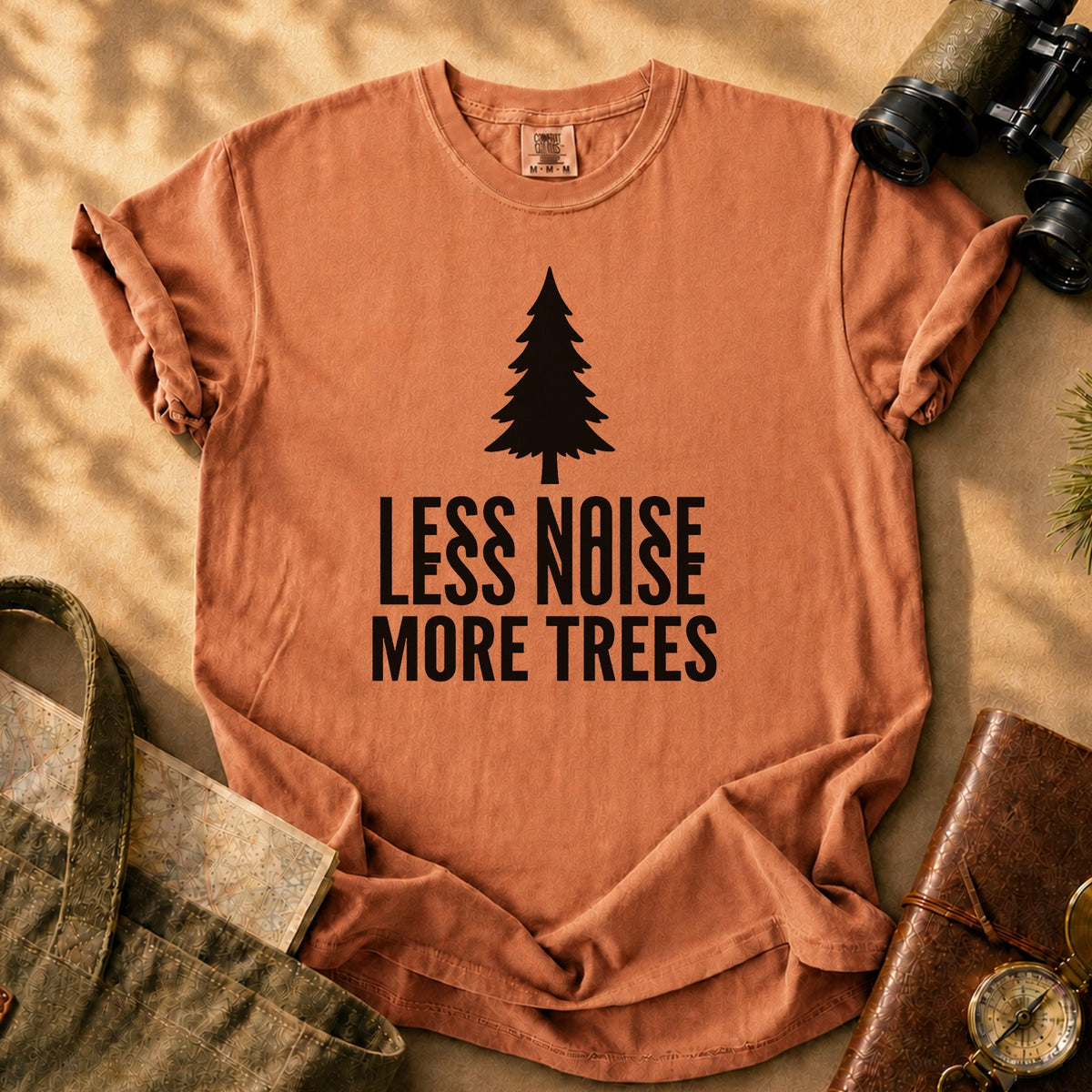 Less Noise More Trees Tee - Yam