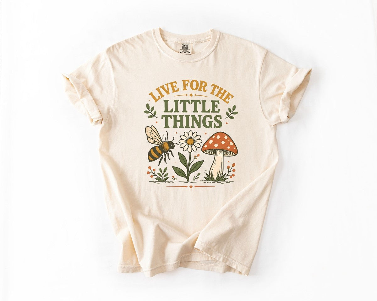 Live for the Little Things T-Shirt - Ivory