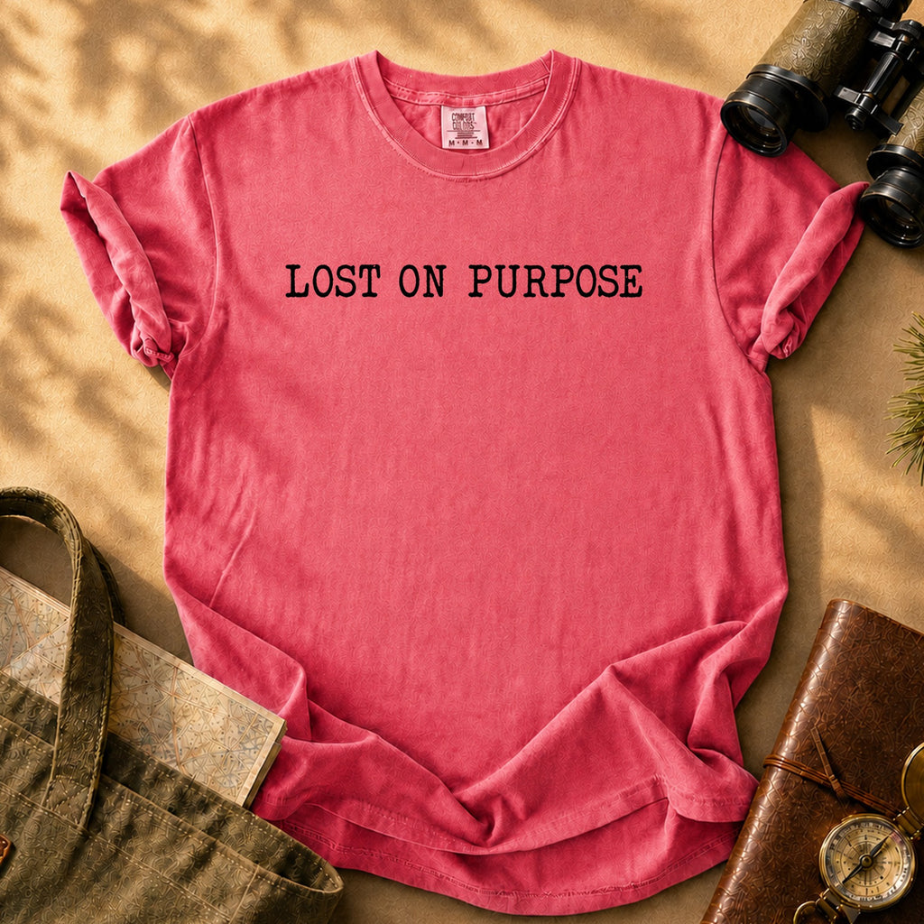 Lost On Purpose Tee - Watermelon