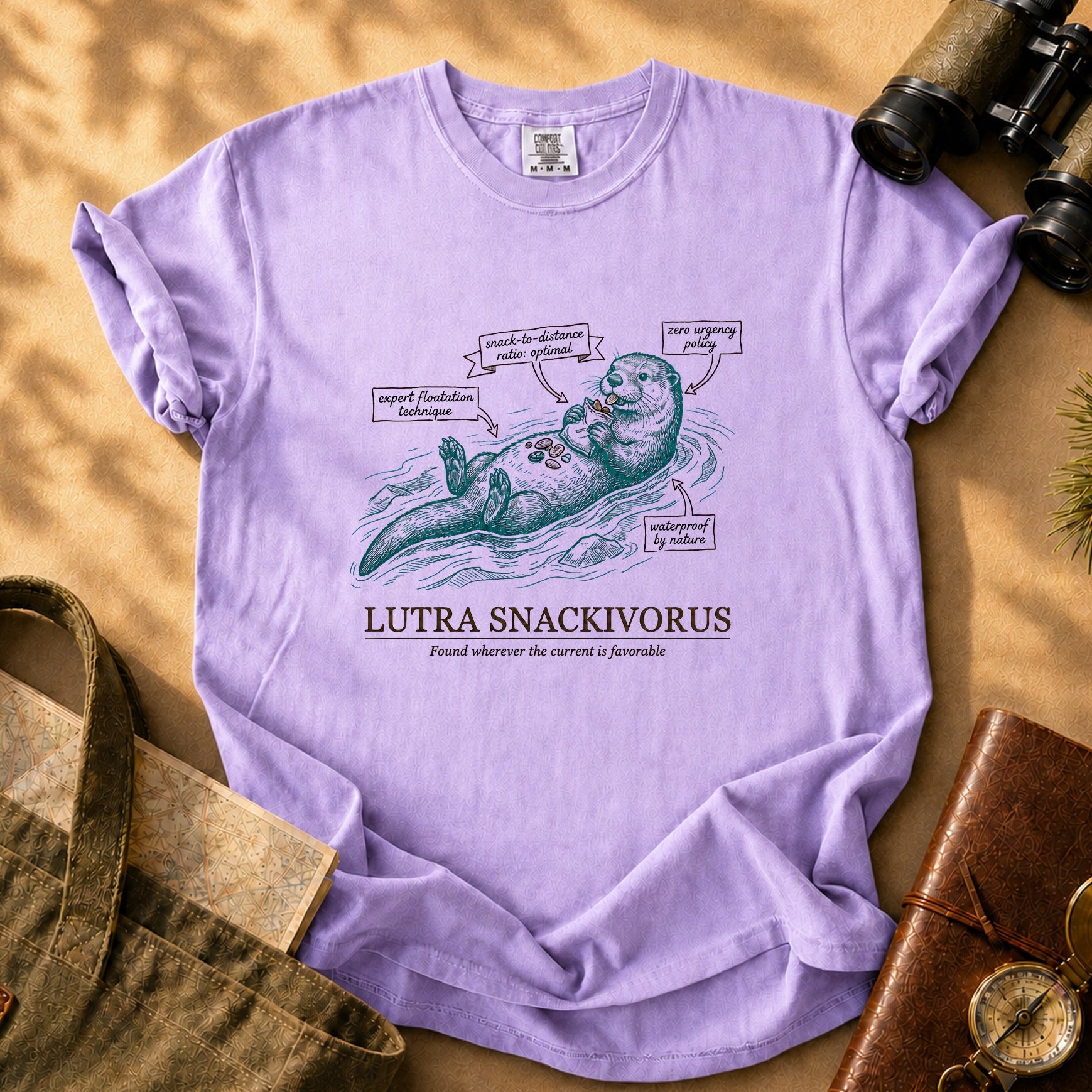 Lutra Snackivorus Tee - Orchid