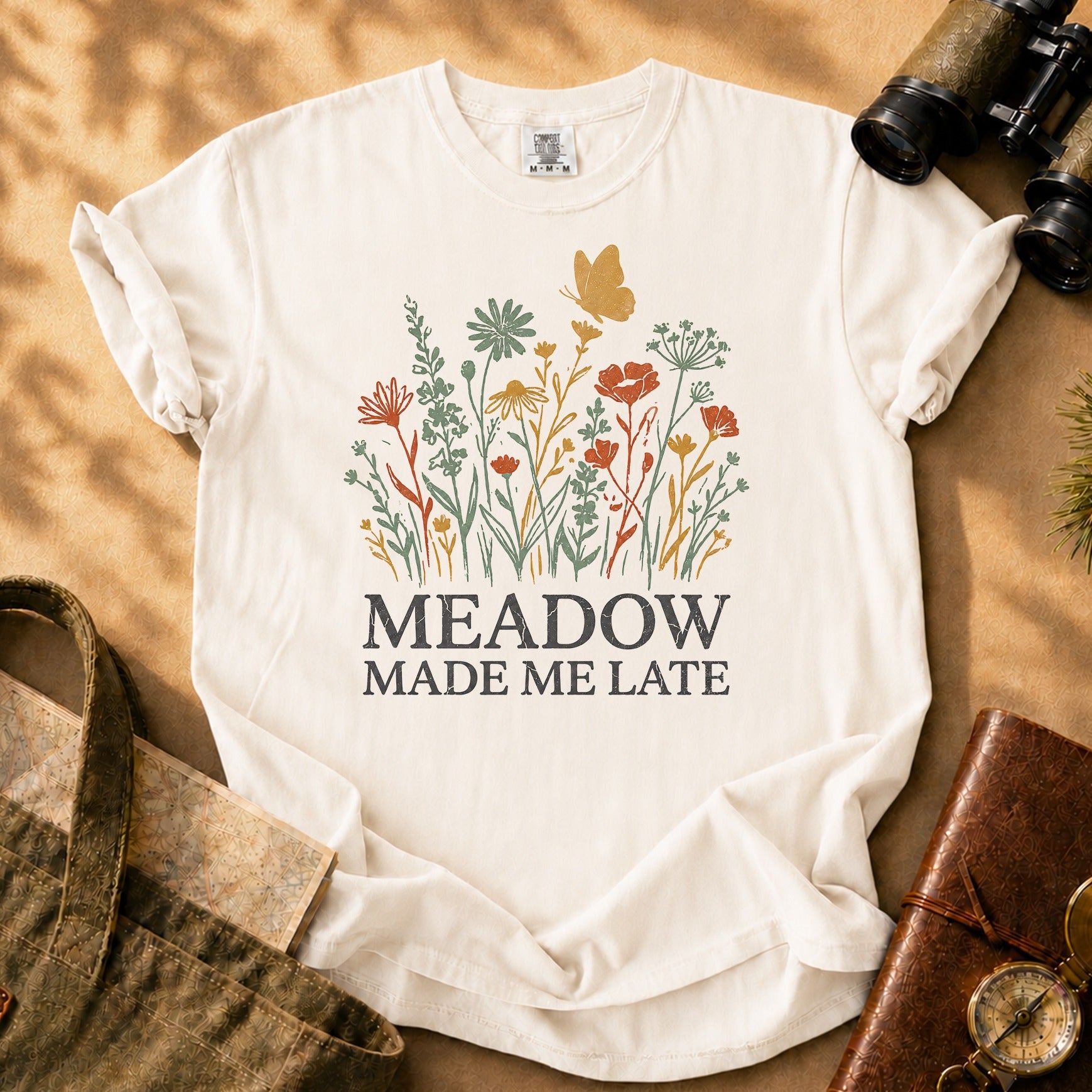 Meadow Made Me Late Tee - Ivory