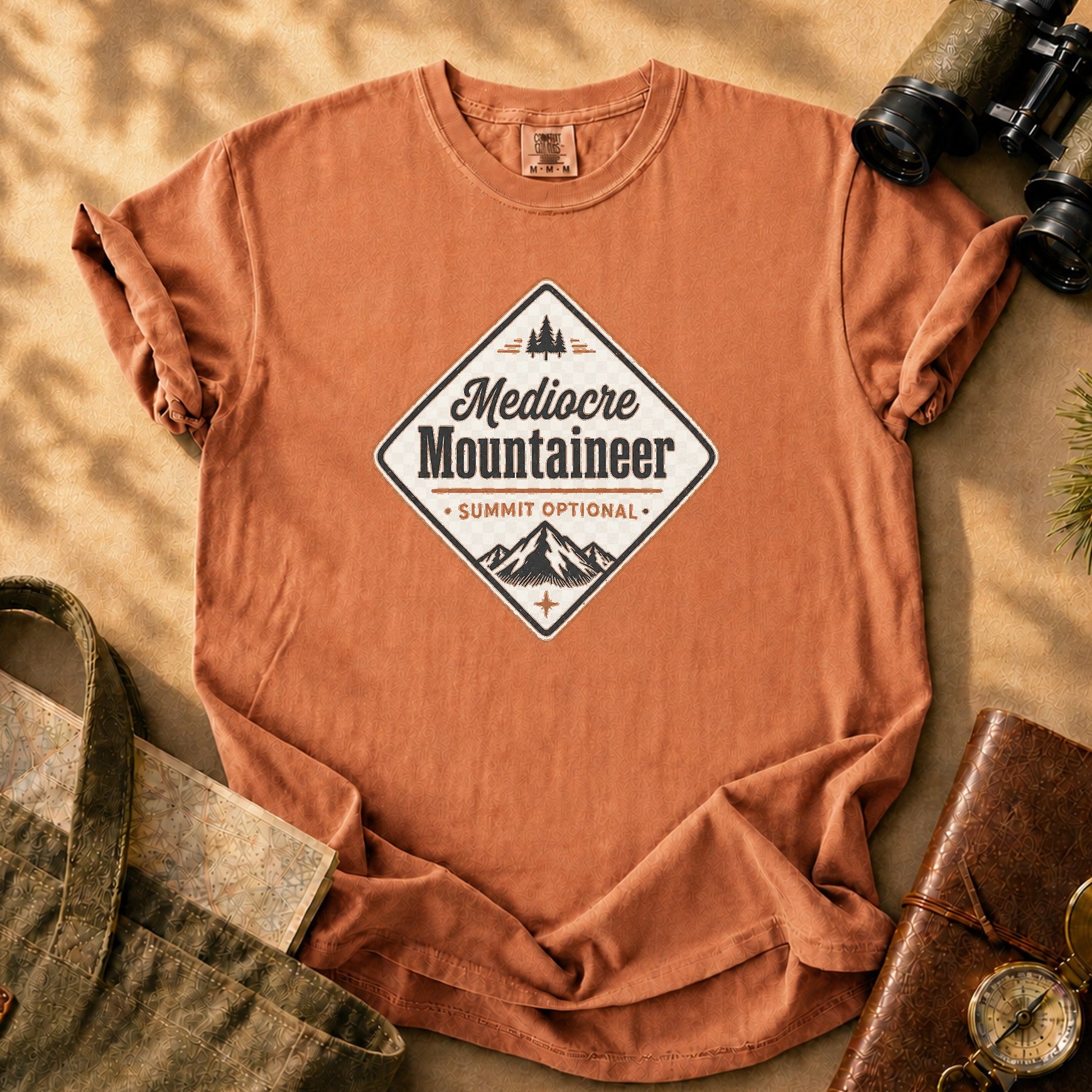 Mediocre Mountaineer Tee - Yam
