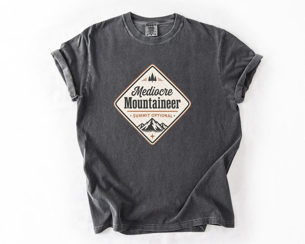 Mediocre Mountaineer T-Shirt - Pepper