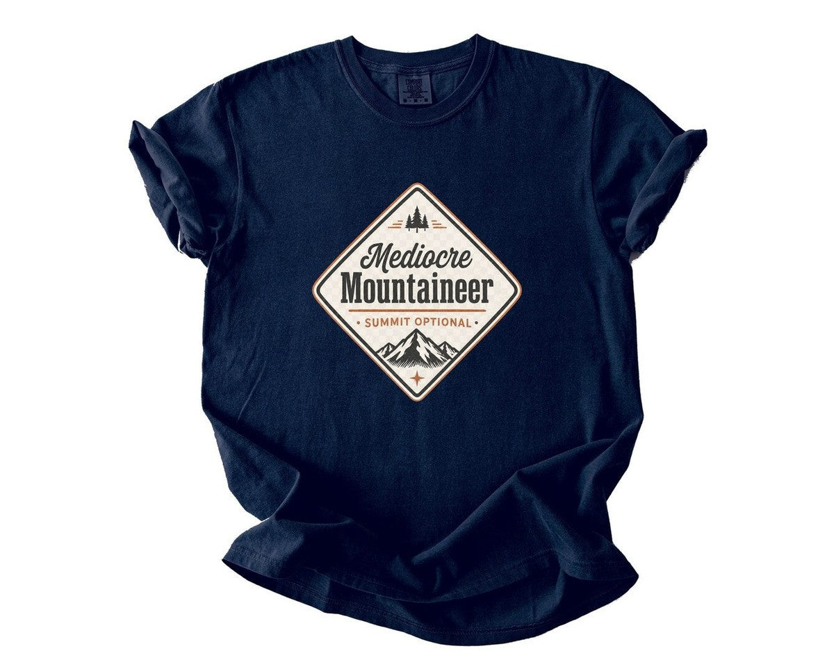 Mediocre Mountaineer T-Shirt - True Navy