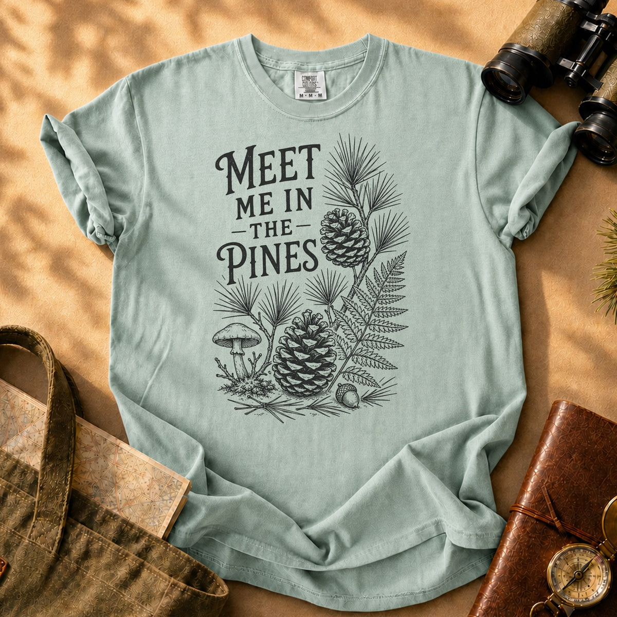 Meet Me in the Pines Tee - Bay