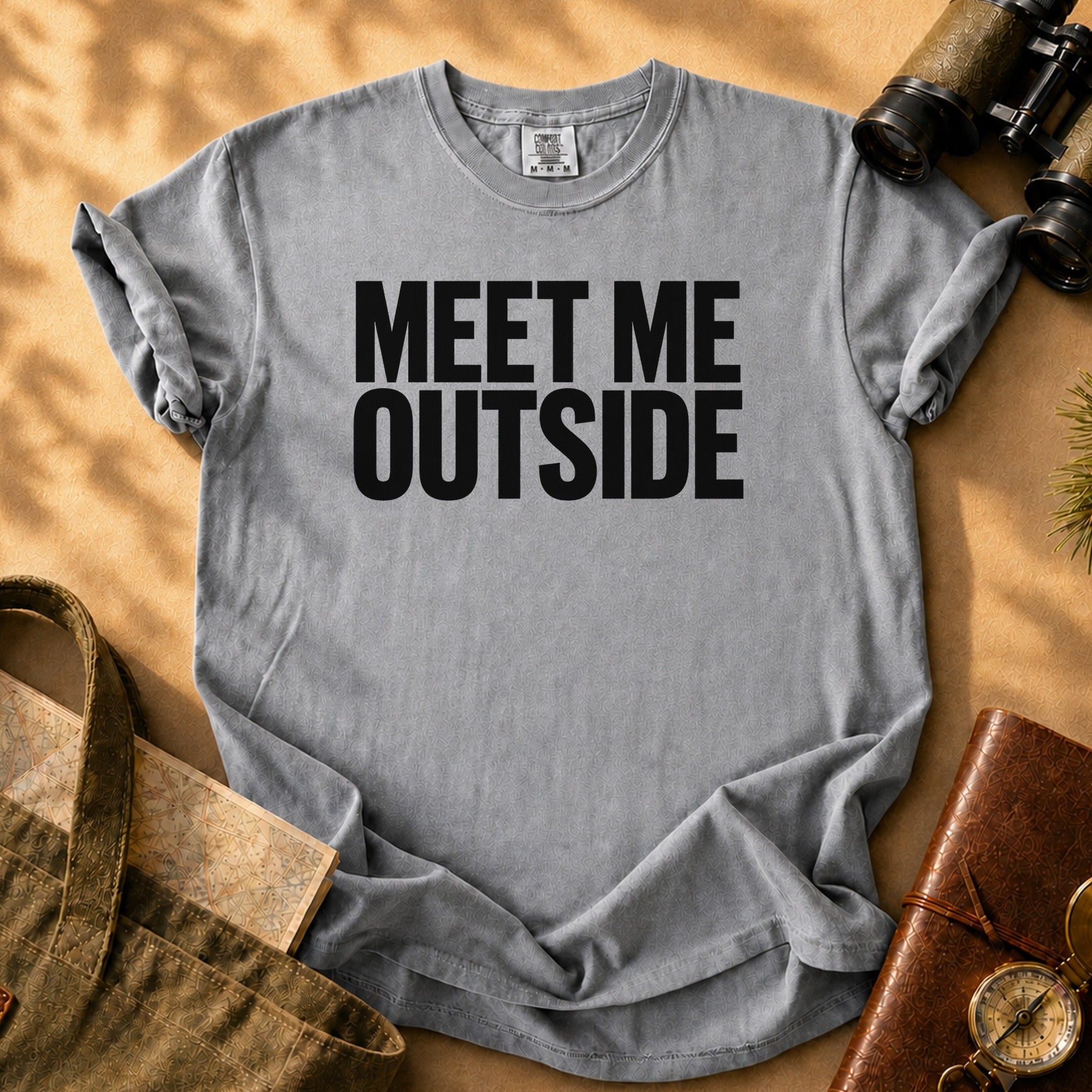 Meet Me Outside Tee - Grey