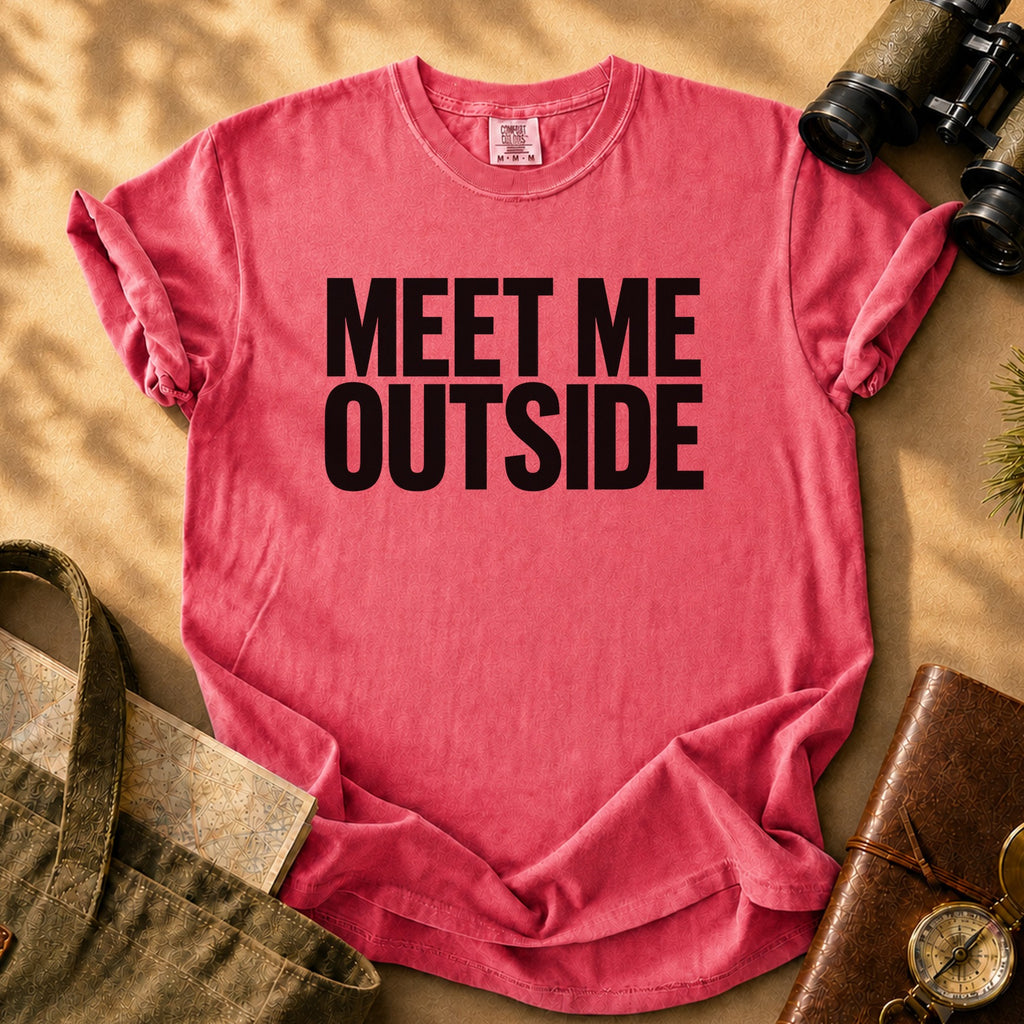 Meet Me Outside Tee - Watermelon
