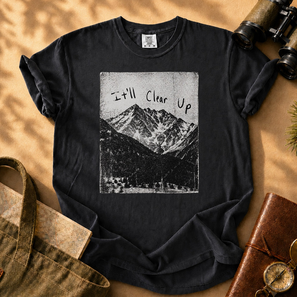 Mountain Photo Tee - Black