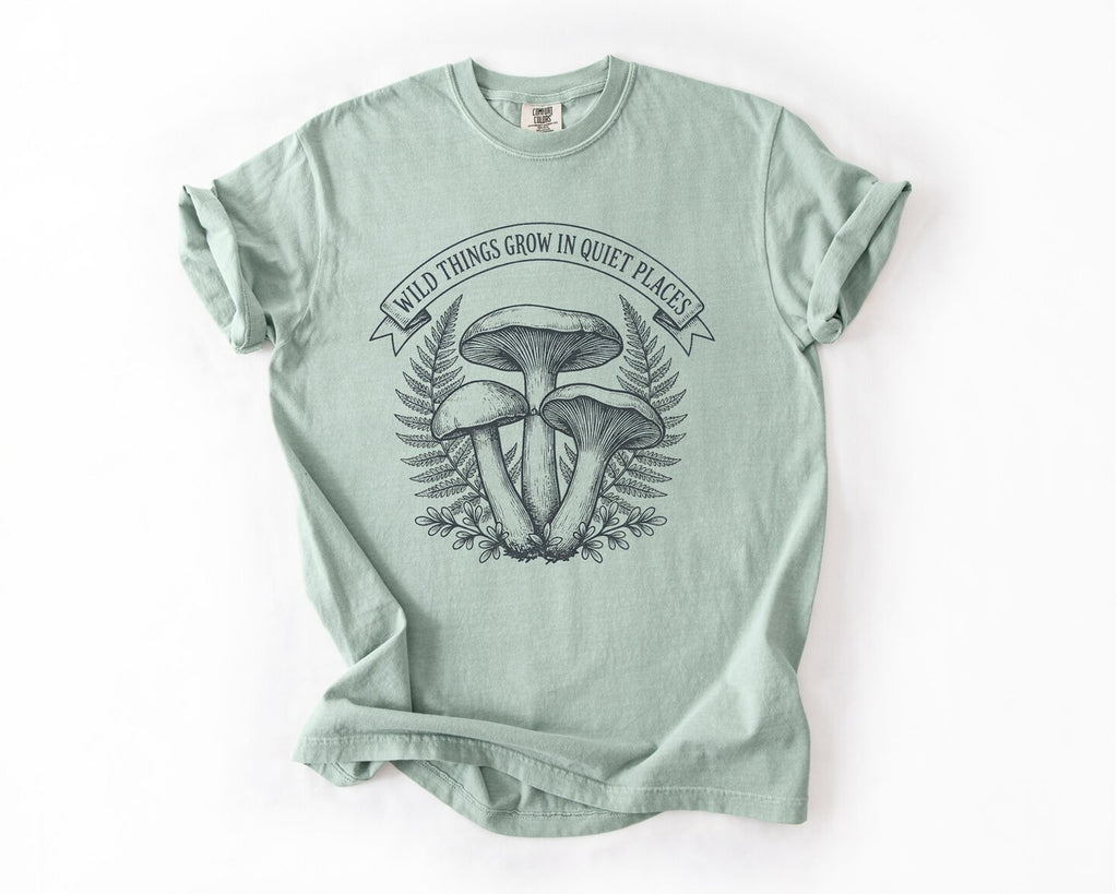 Mushroom Graphic T-Shirt - Bay