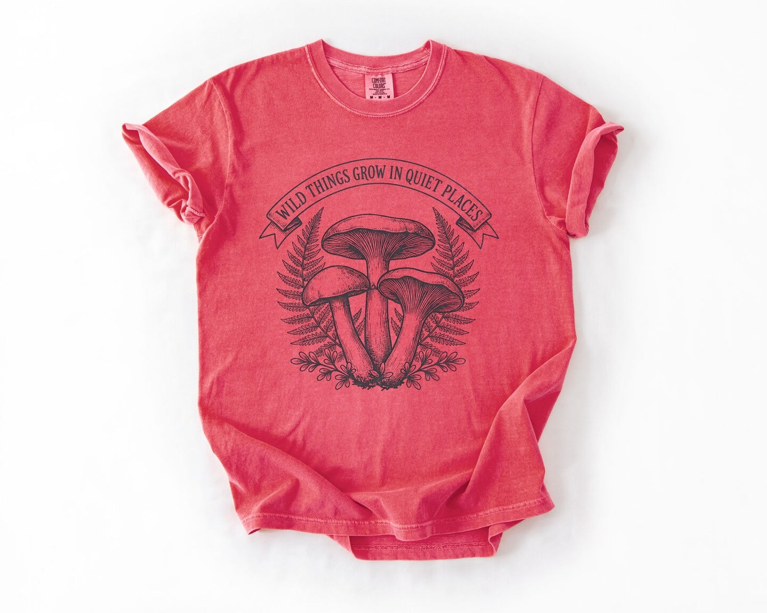Mushroom Graphic T-Shirt - Watermelon