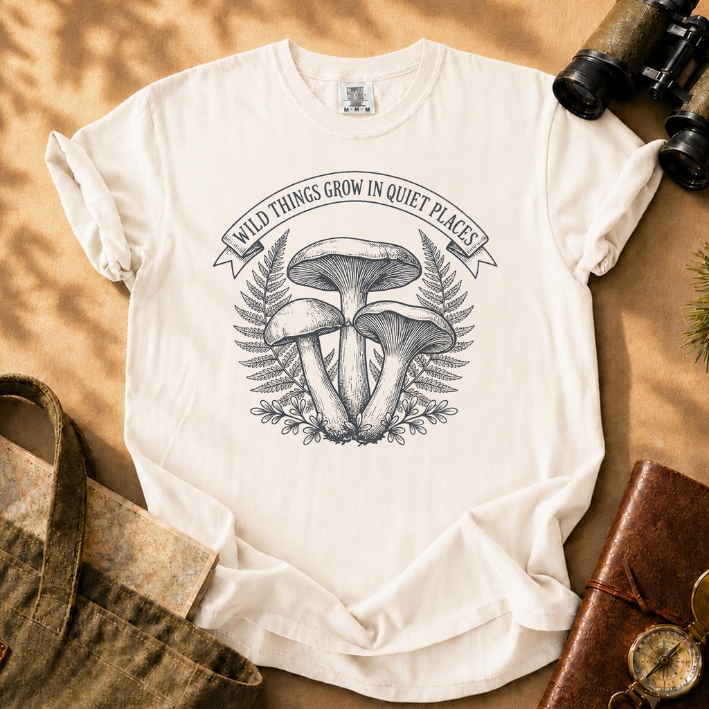 Mushroom Graphic Tee - Ivory