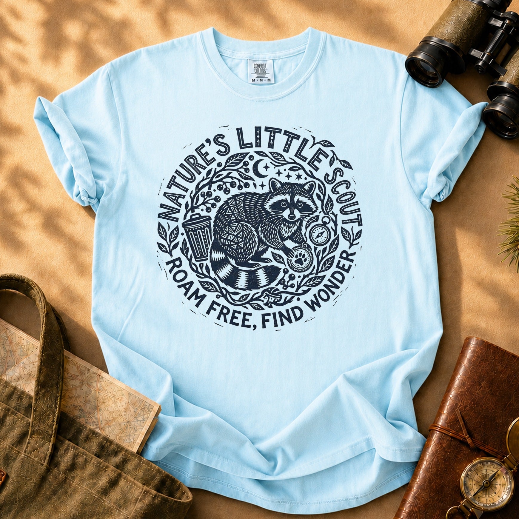 Nature's Little Scout Tee - Chambray