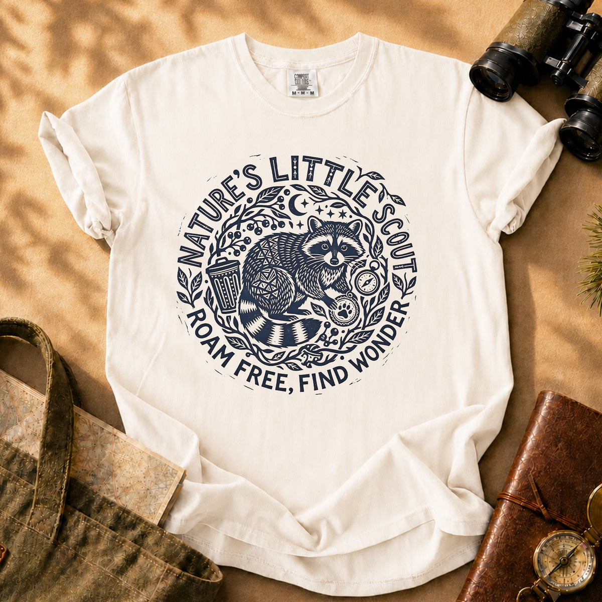 Nature's Little Scout Tee - Ivory
