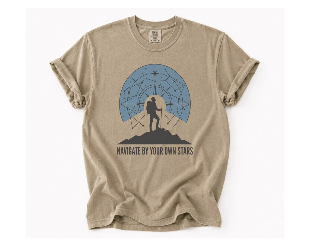 Navigate By Your Own Stars T-Shirt - Brick
