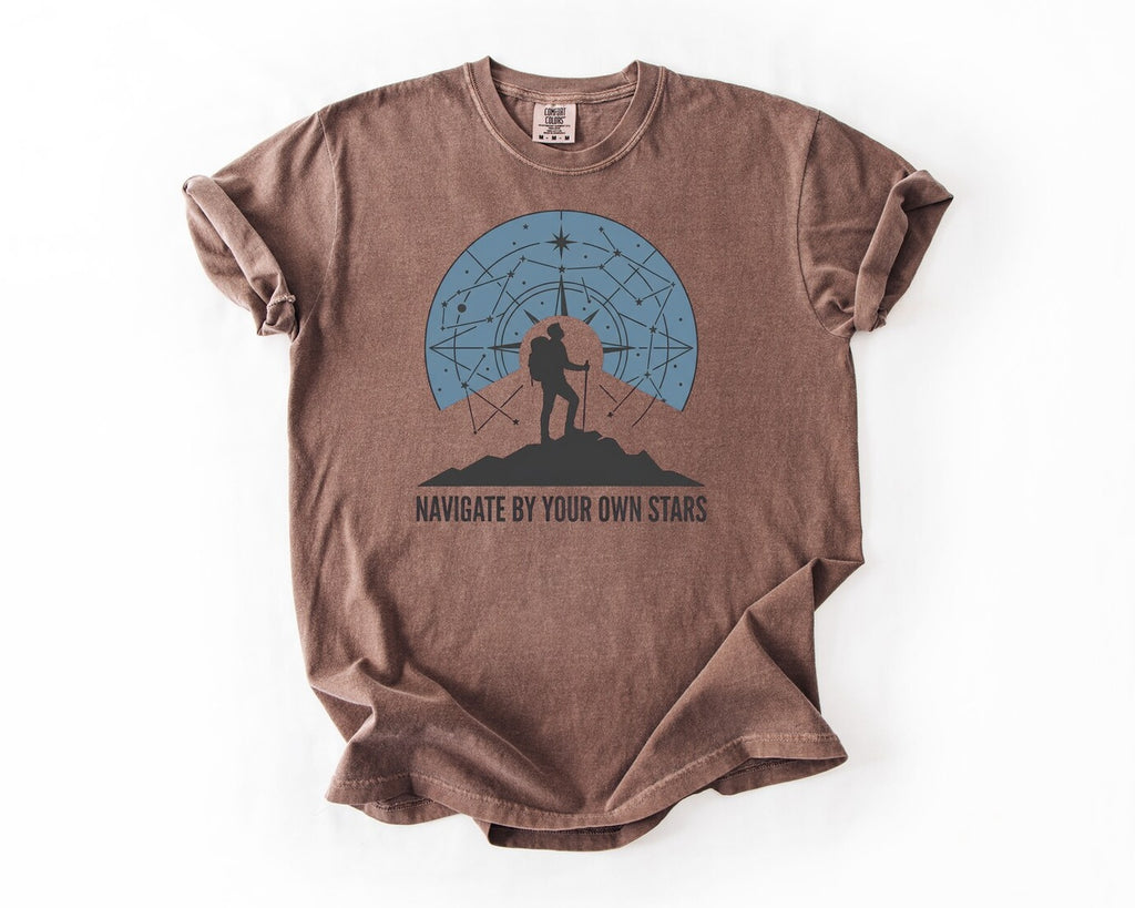 Navigate By Your Own Stars T-Shirt - Espresso