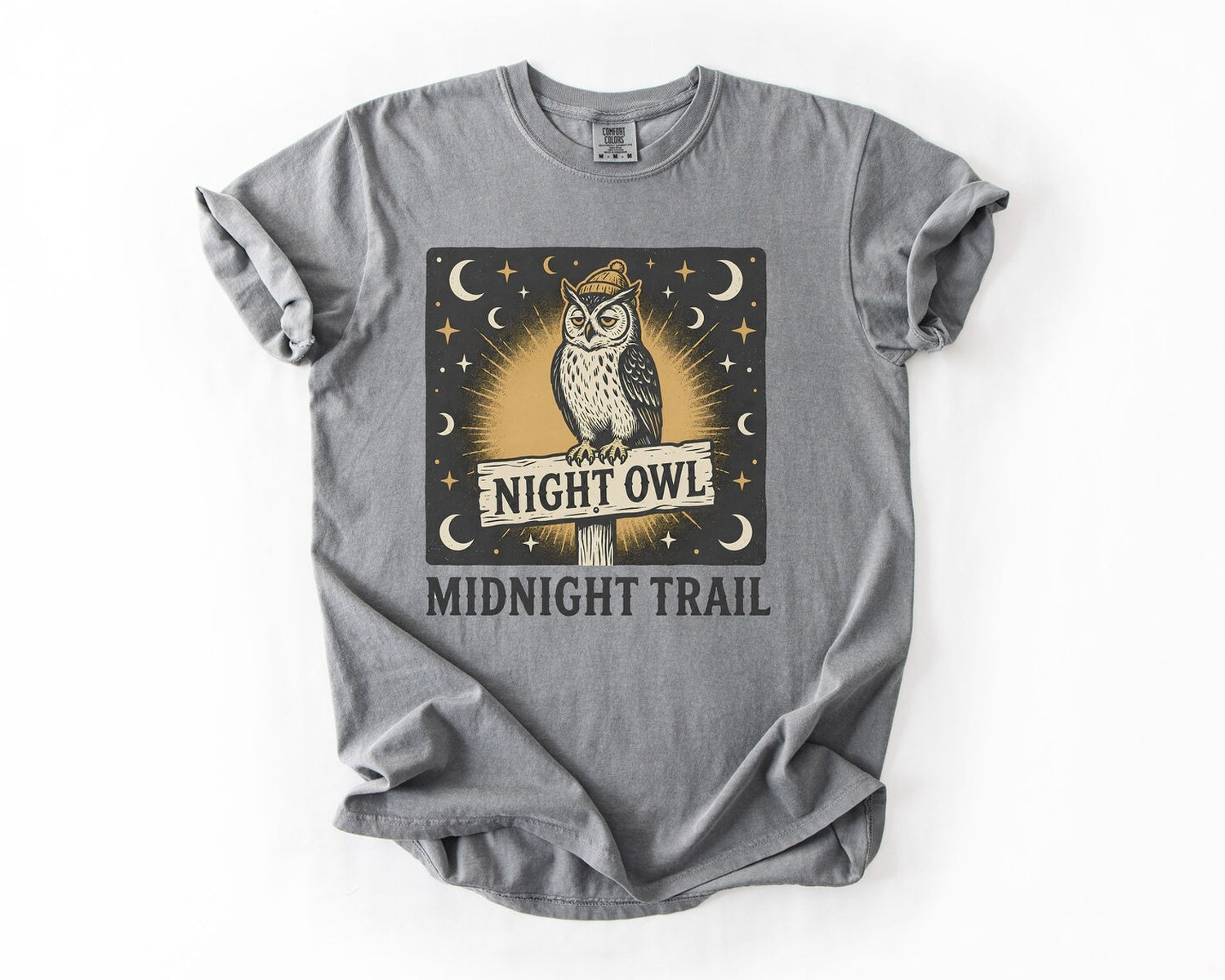Night Owl T-Shirt - Grey