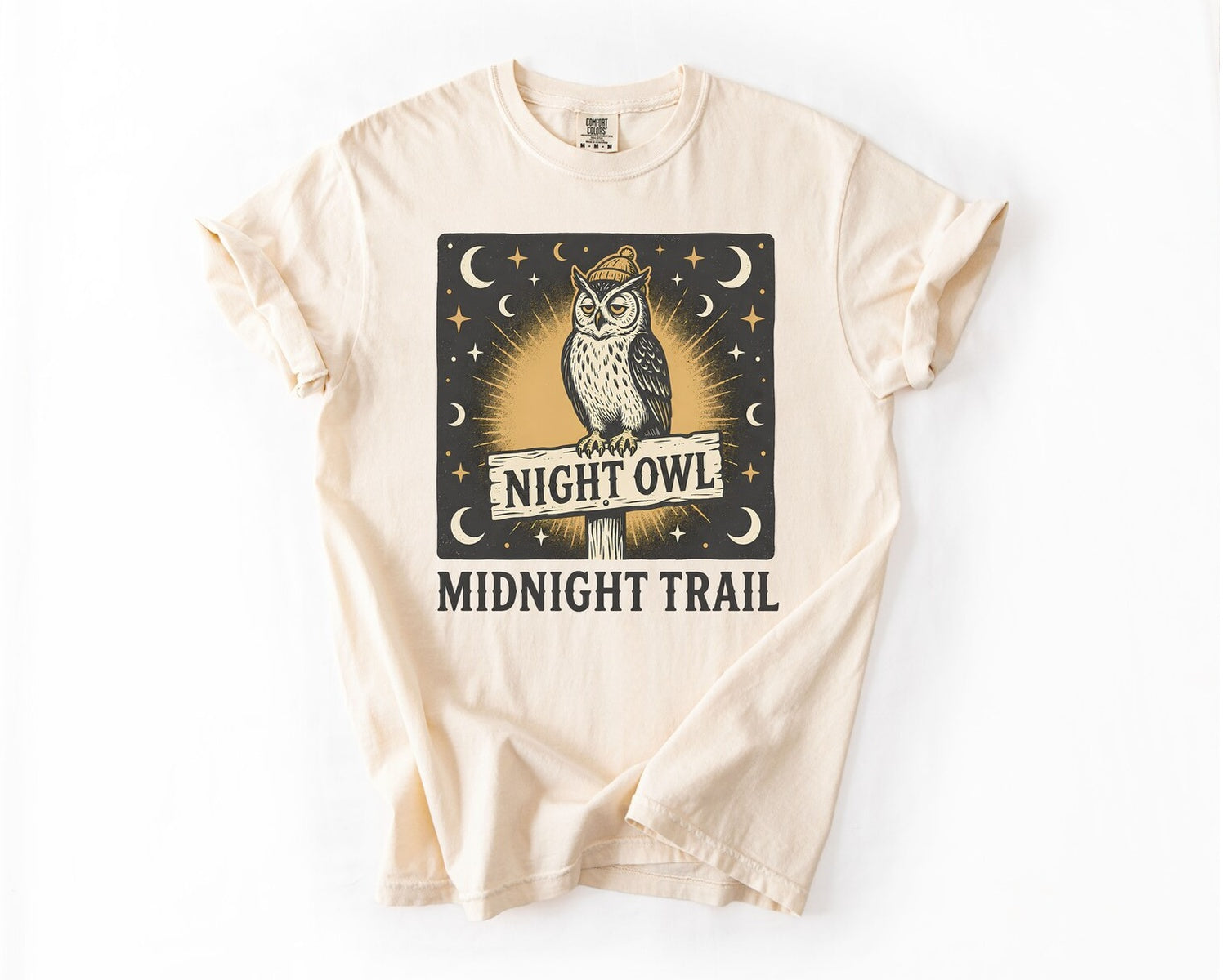 Night Owl T-Shirt - Ivory