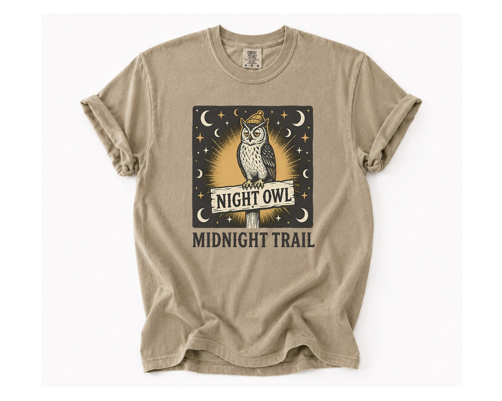 Night Owl T-Shirt - Khaki