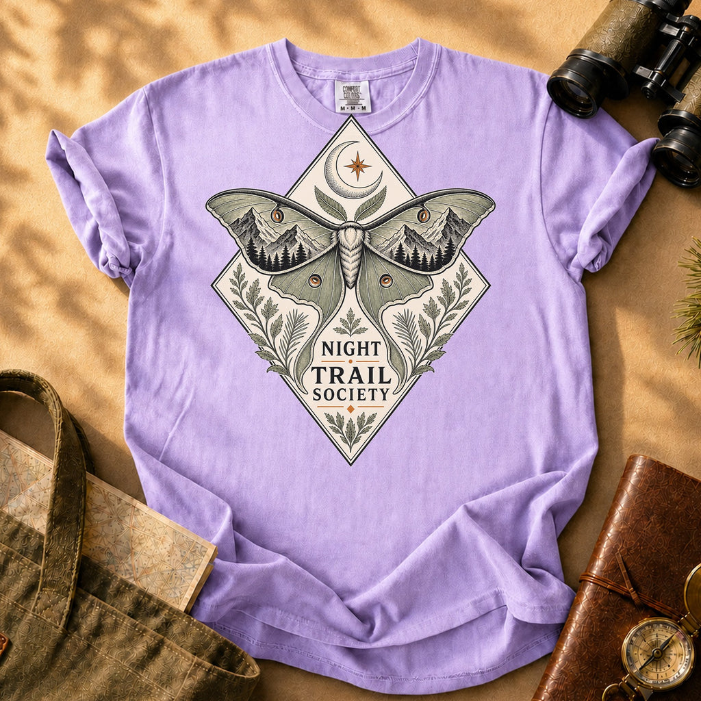 Night Trail Society Tee - Orchid