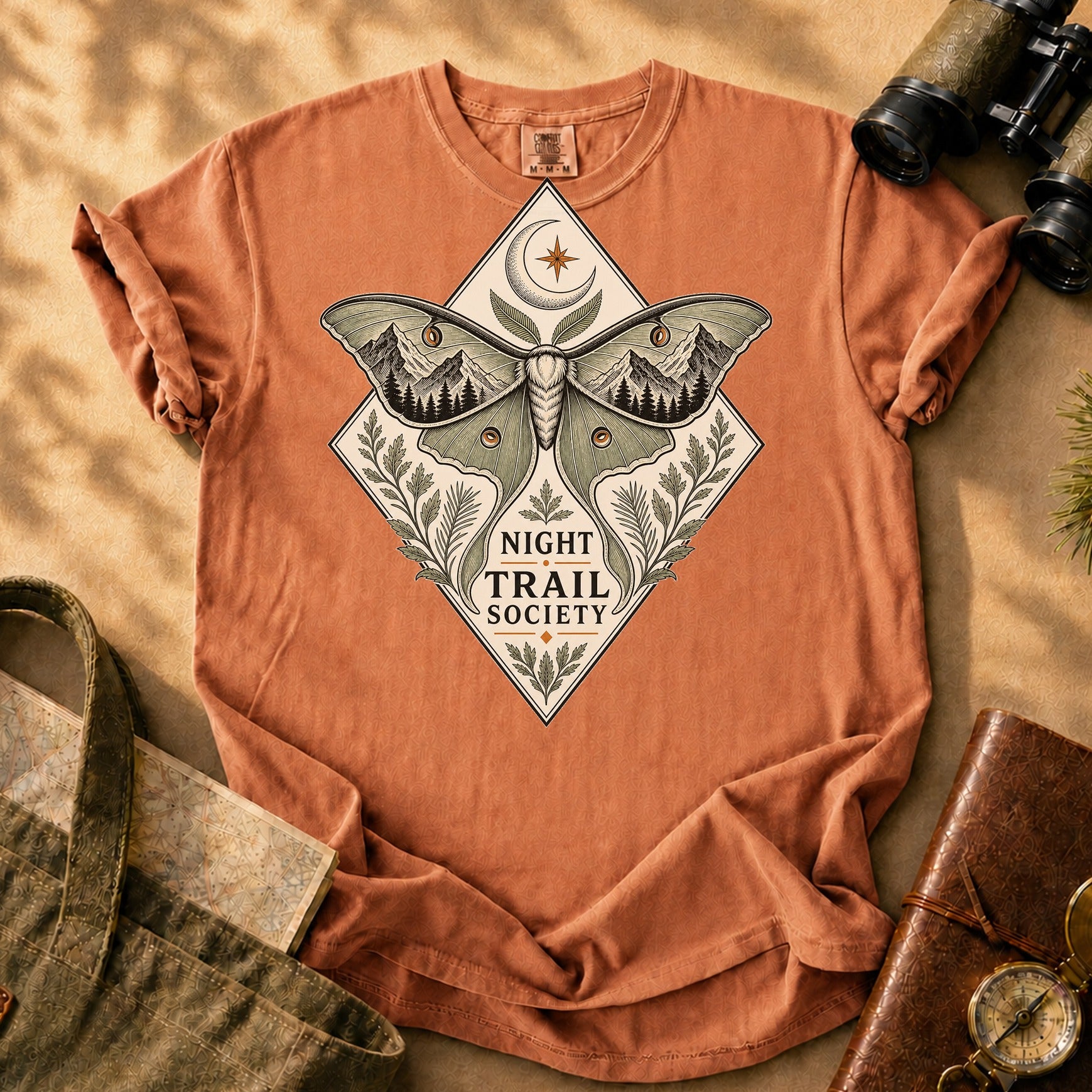 Night Trail Society Tee - Yam