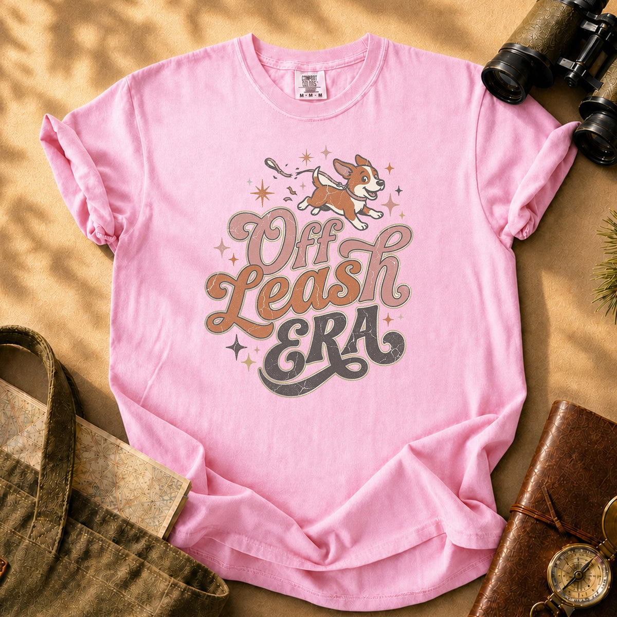 Off Leash Era Tee - Blossom