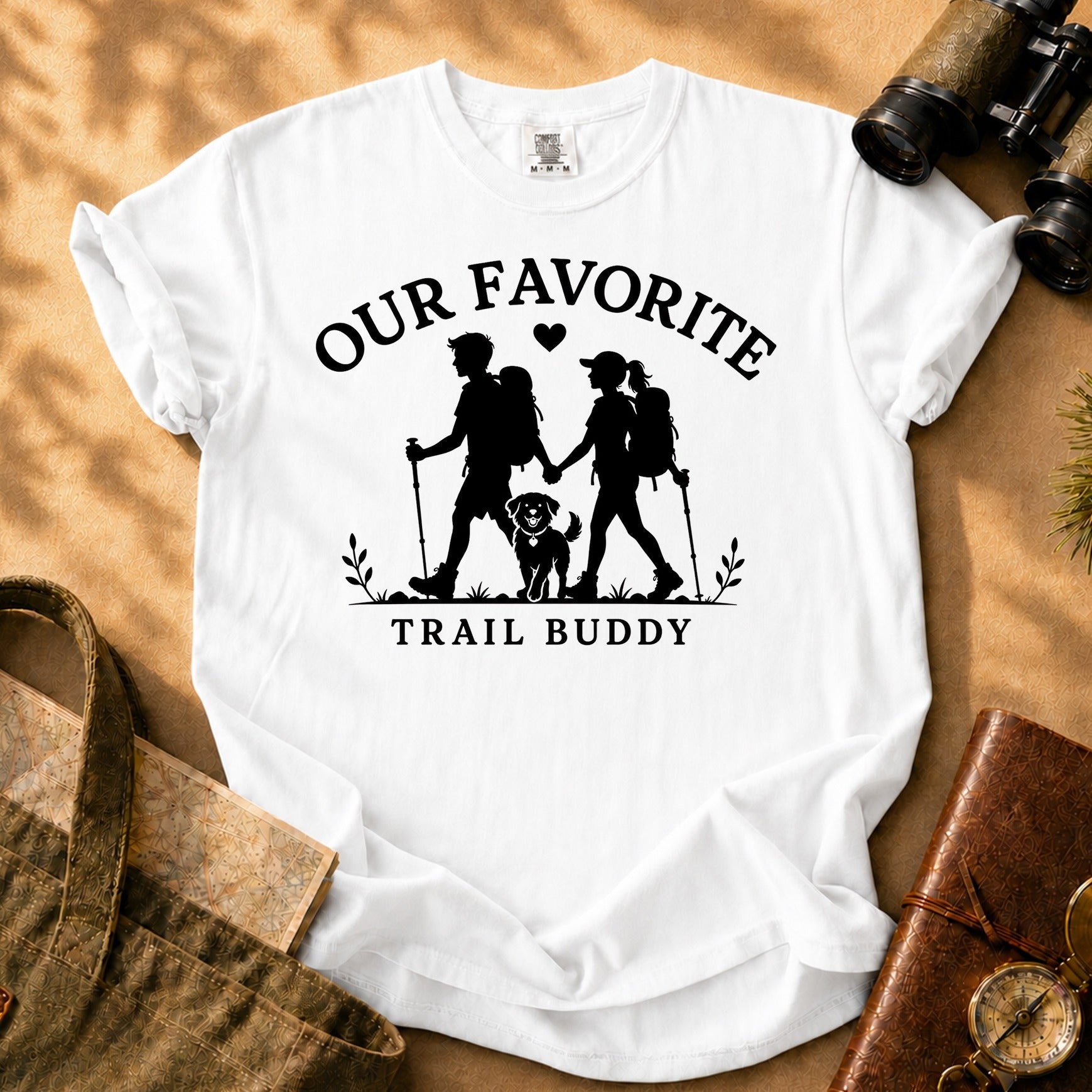 Our Favorite Trail Buddy Tee - White