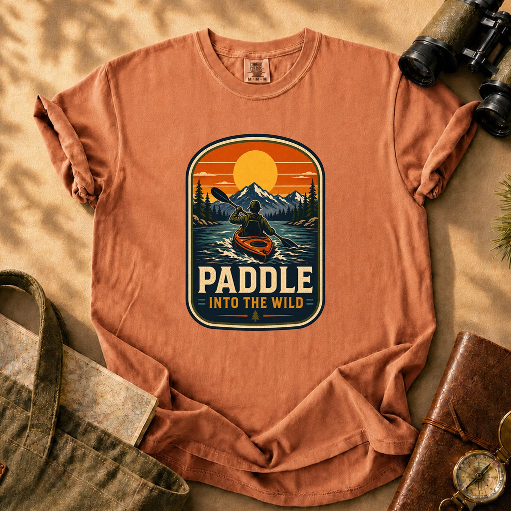Paddle Into the Wild Tee - Yam
