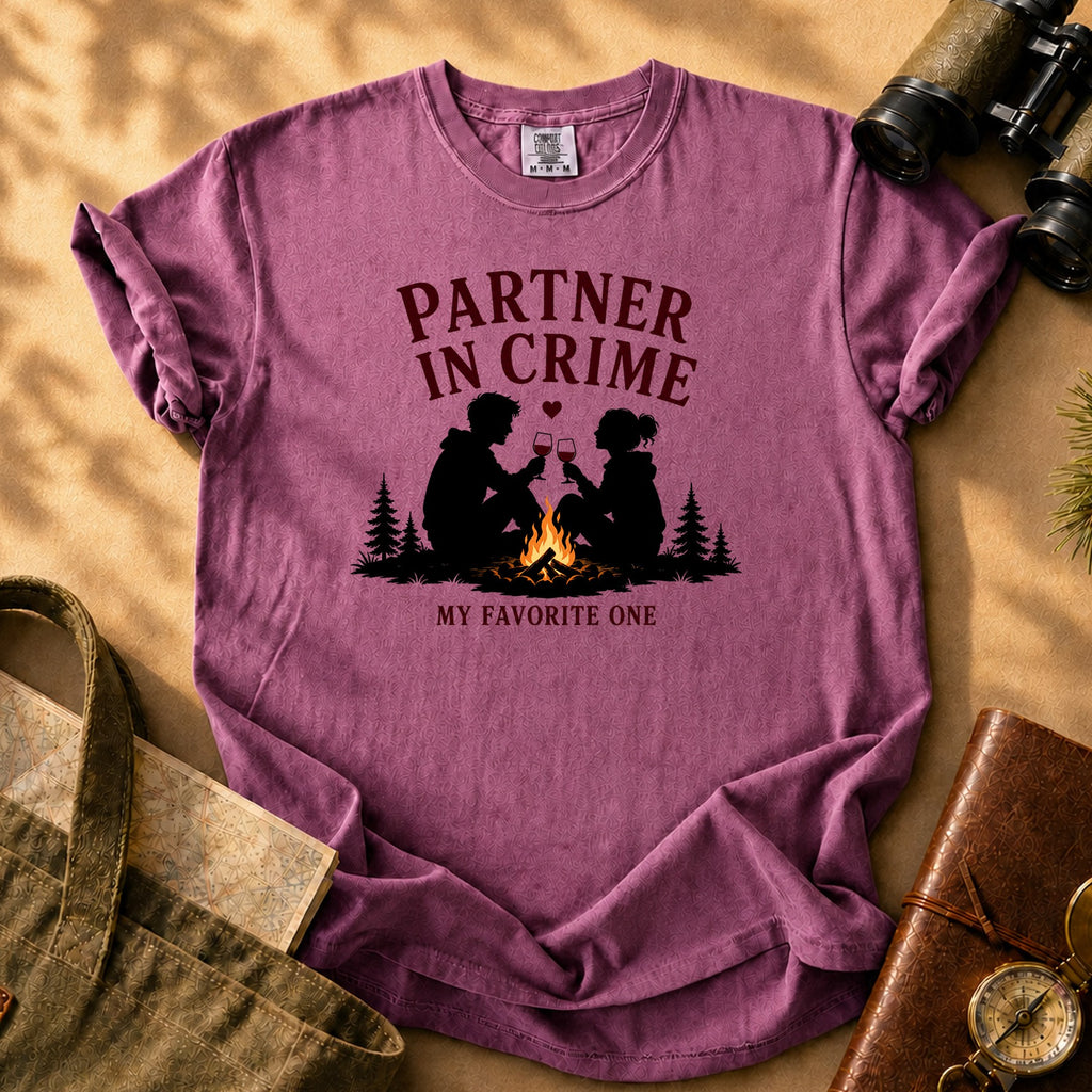 Partner in Crime - My Favorite One Tee - Berry
