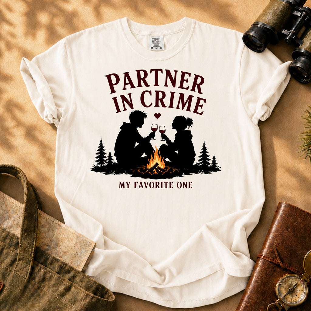 Partner in Crime - My Favorite One Tee - Ivory