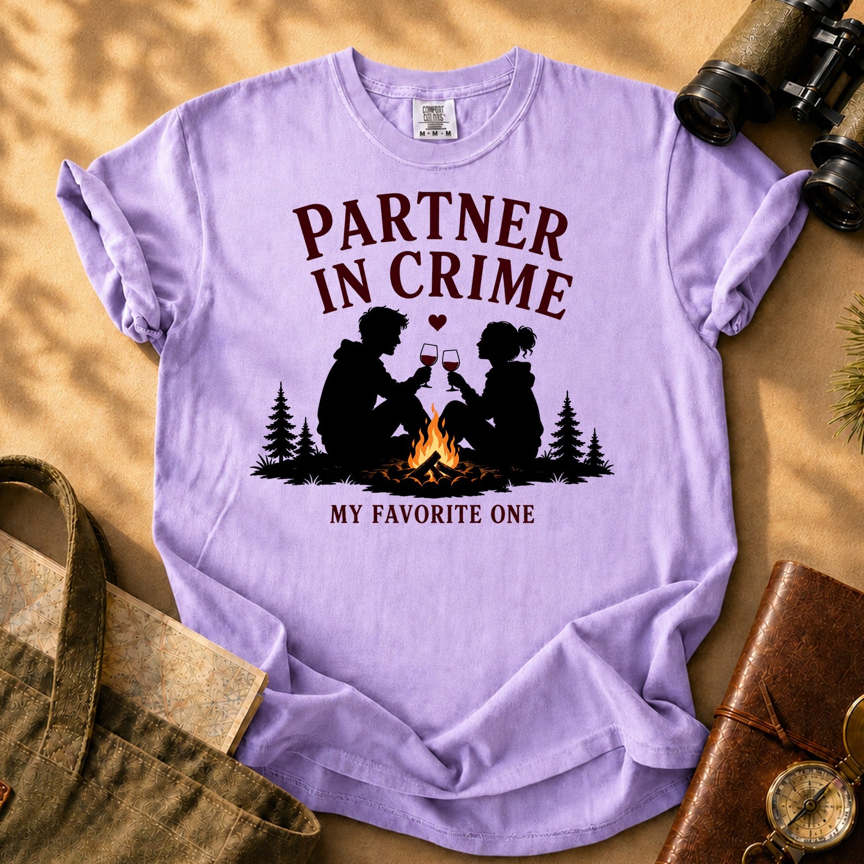 Partner in Crime - My Favorite One Tee - Orchid