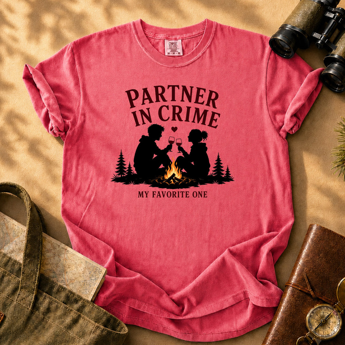 Partner in Crime - My Favorite One Tee - Watermelon