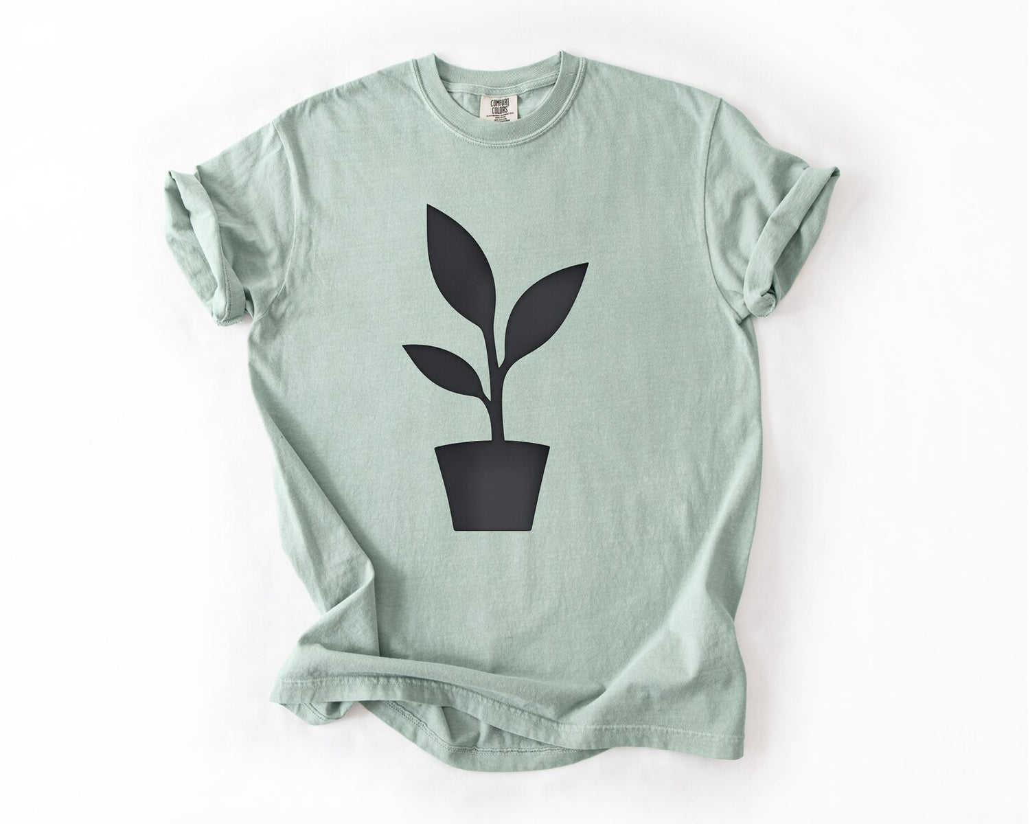 Plant Pot Graphic T-Shirt - Bay