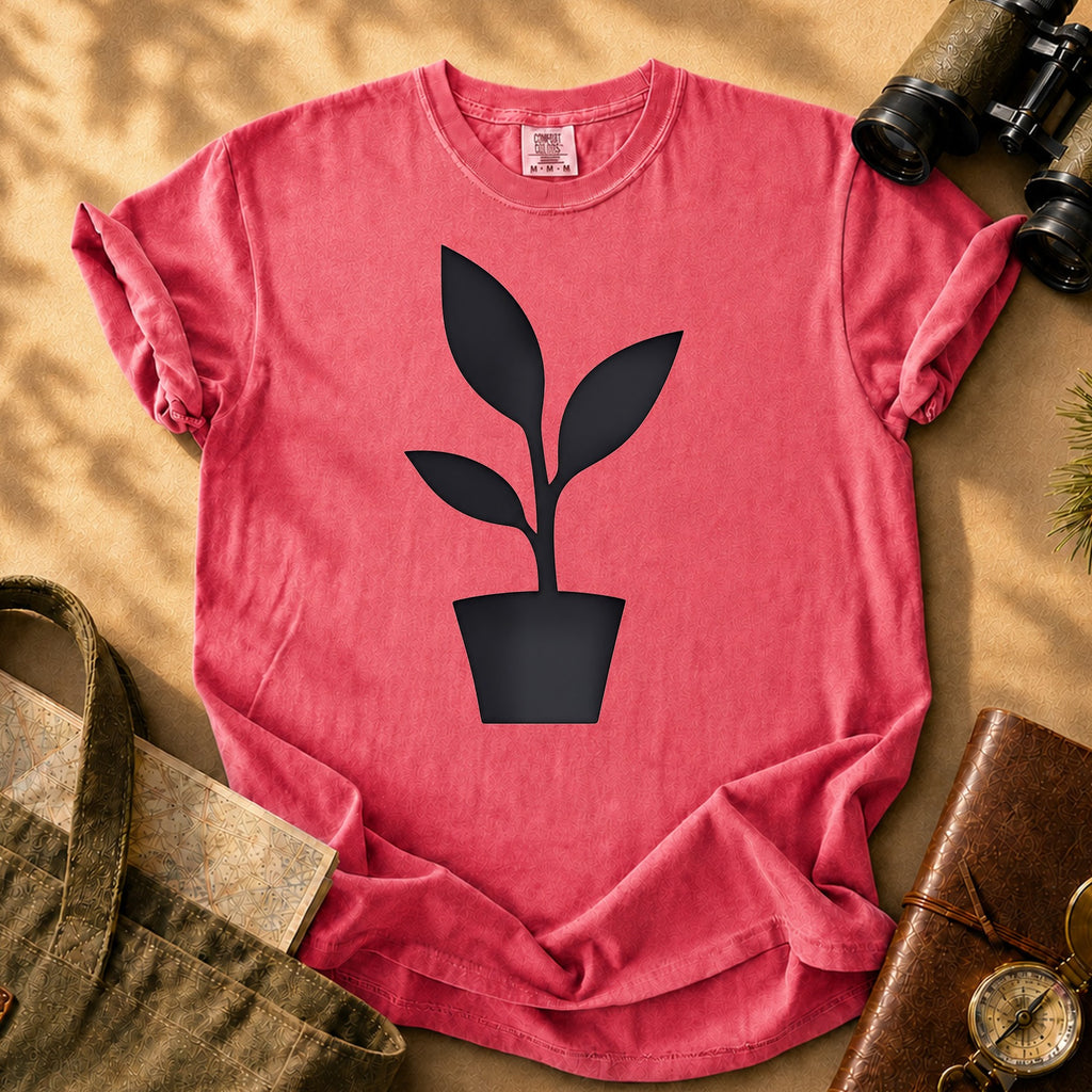 Plant Pot Graphic Tee - Watermelon