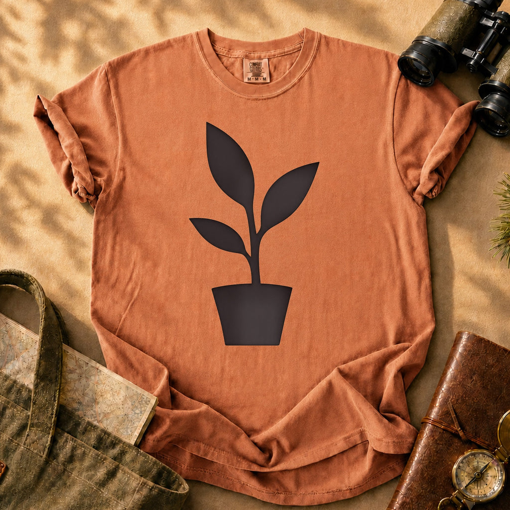 Plant Pot Graphic Tee - Yam