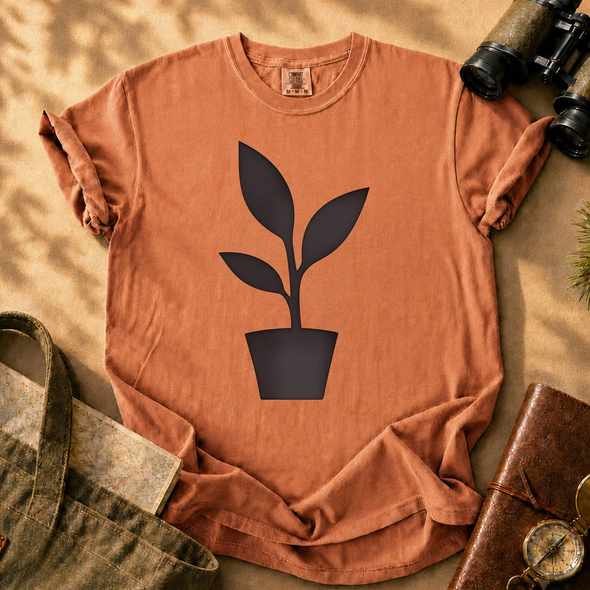 Plant Pot Graphic Tee - Yam