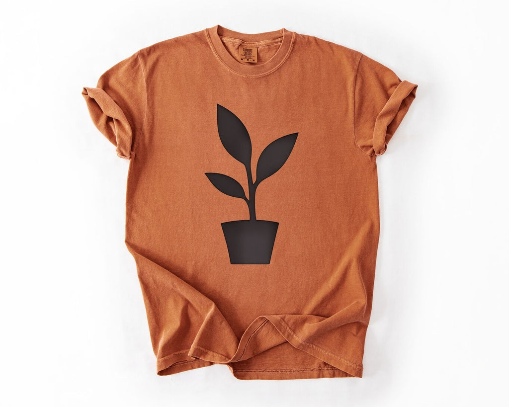 Plant Pot Graphic T-Shirt - Yam