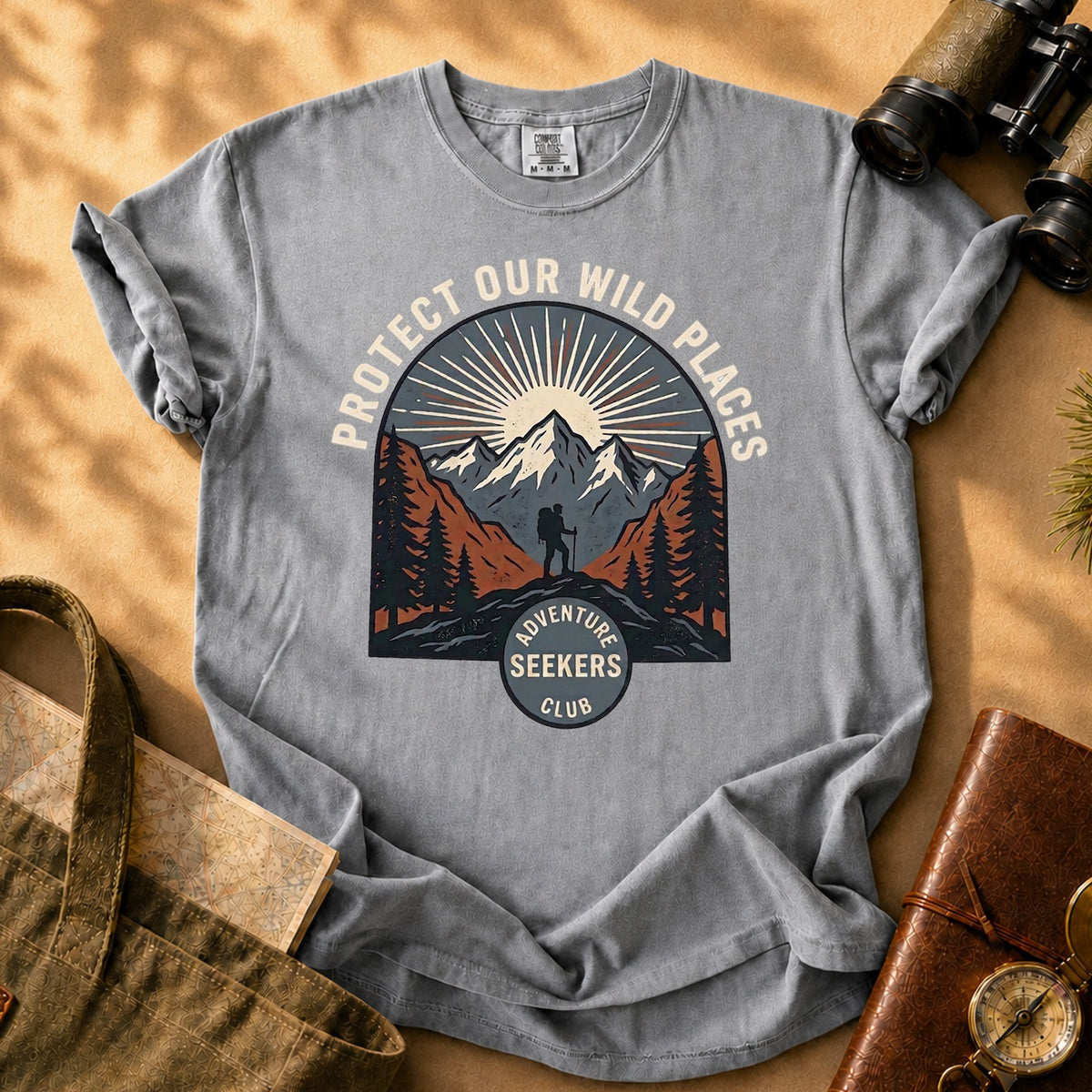 Protect Our Wild Places Tee - Grey