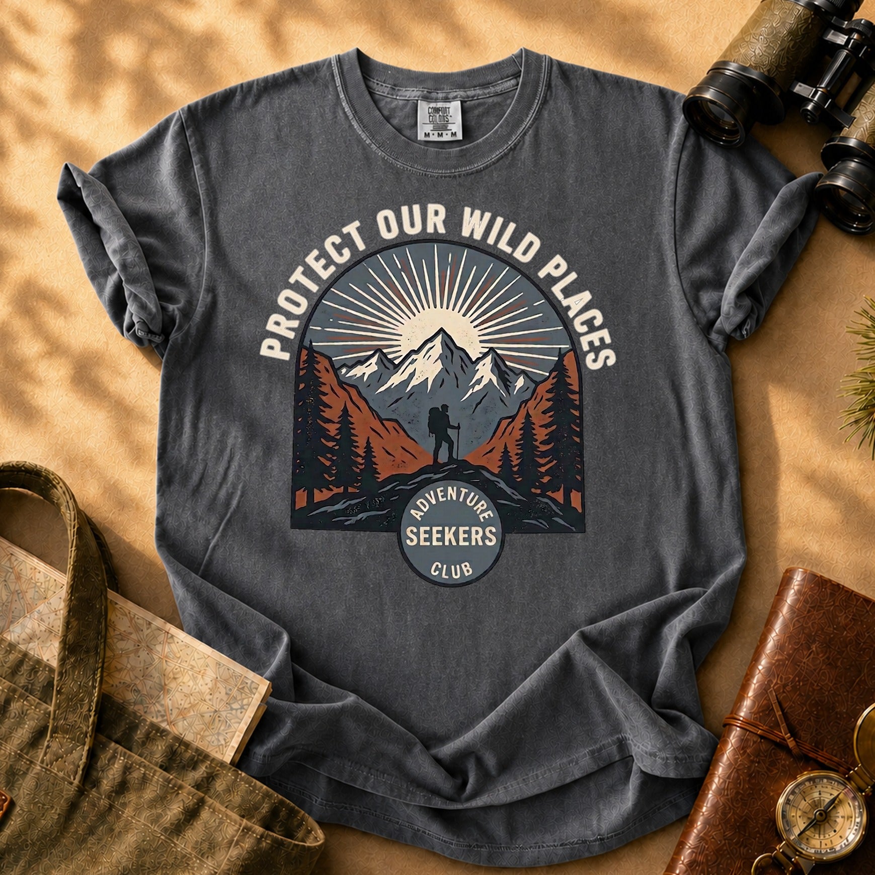 Protect Our Wild Places Tee - Pepper