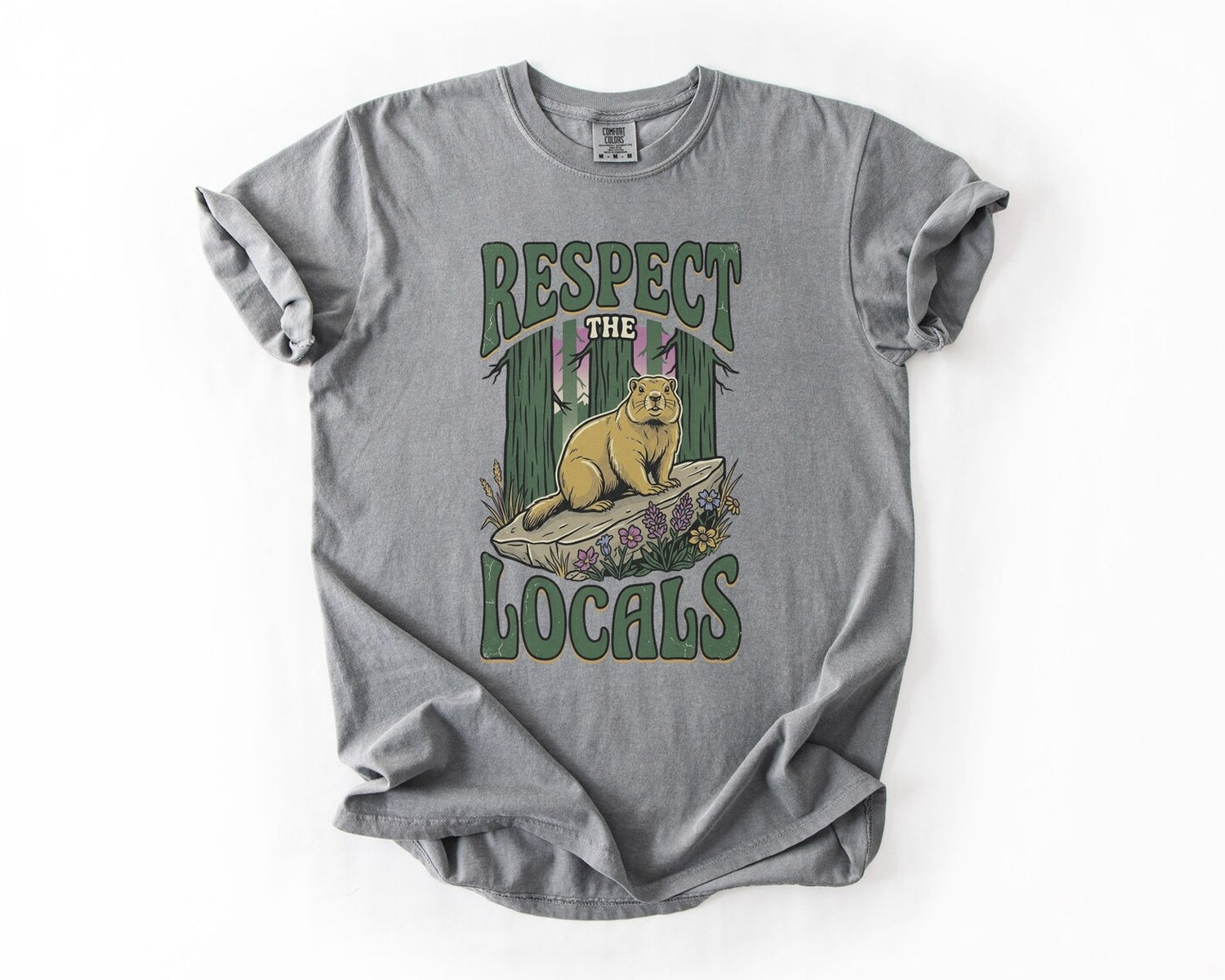 Respect the Locals T-Shirt - Grey