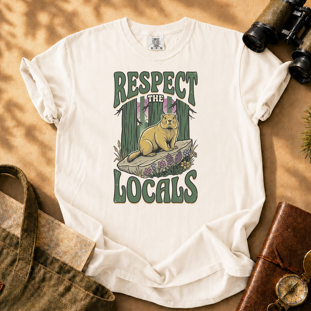 Respect the Locals Tee - Ivory