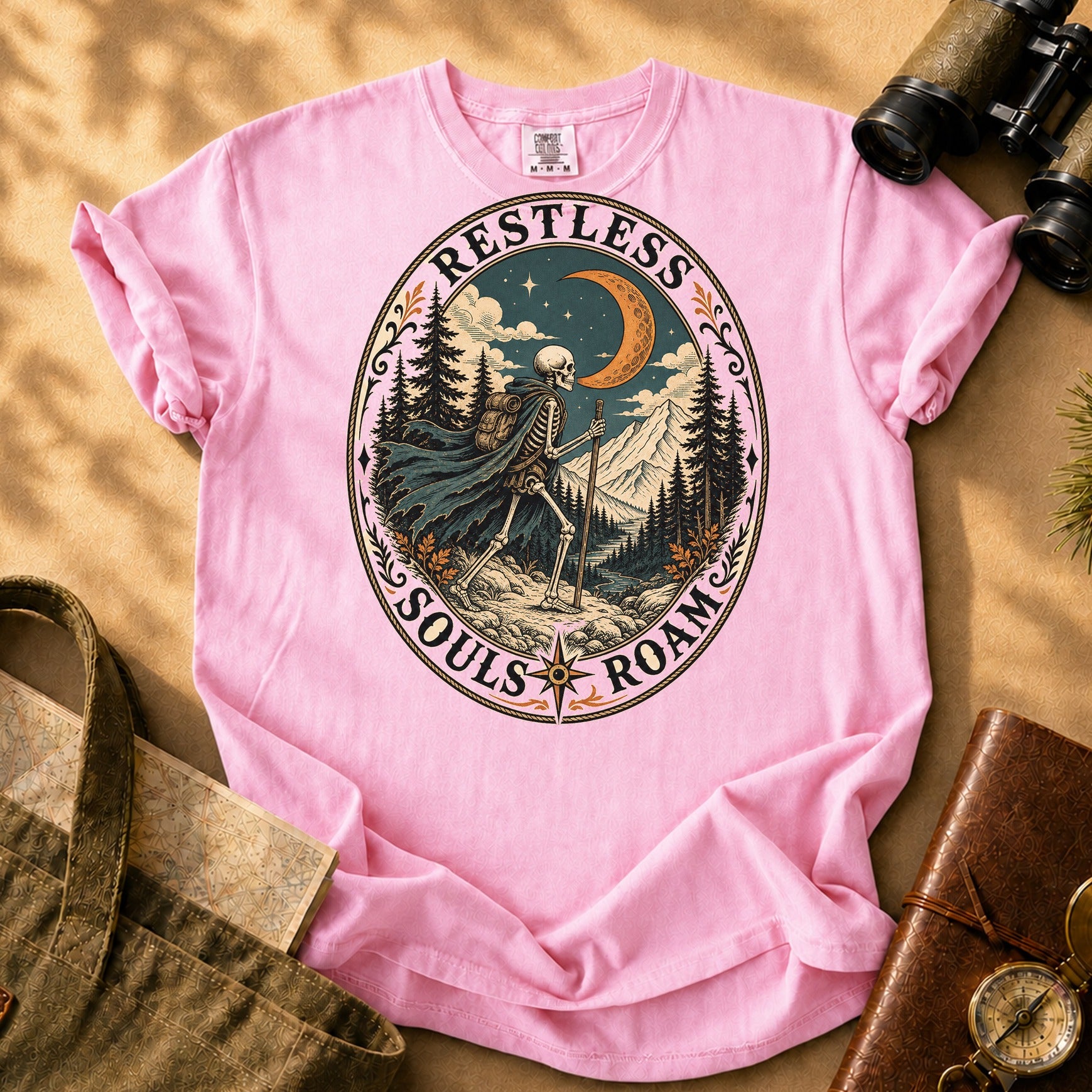 Restless Souls Roam Tee - Blossom