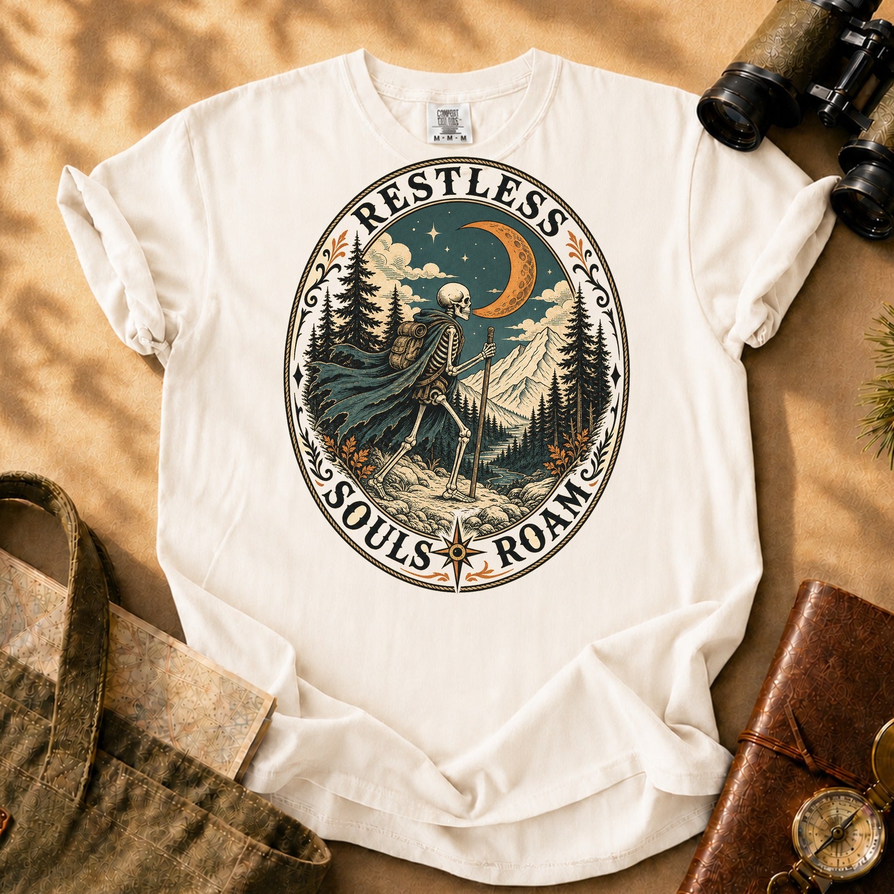 Restless Souls Roam Tee - Ivory