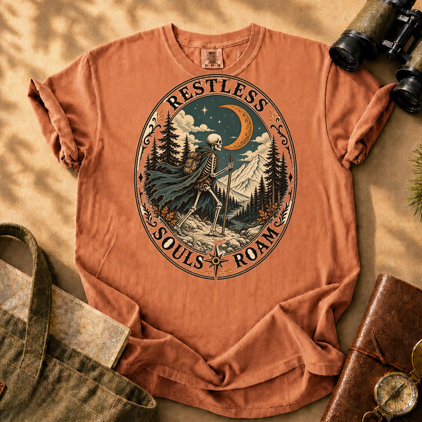 Restless Souls Roam Tee - Yam