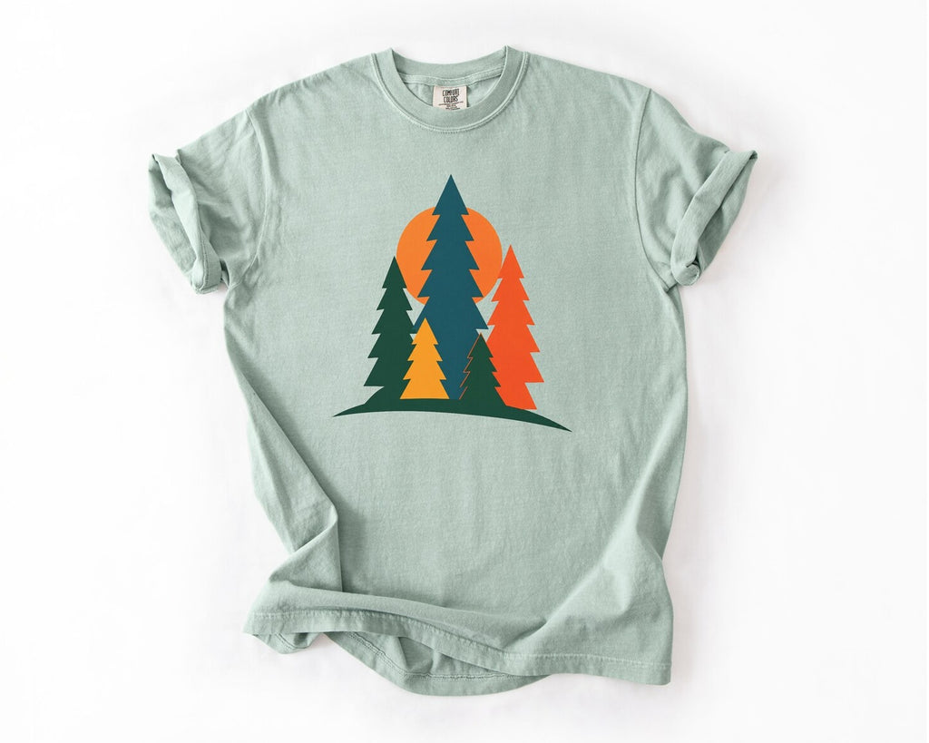 Retro Text Graphic T-Shirt - Bay