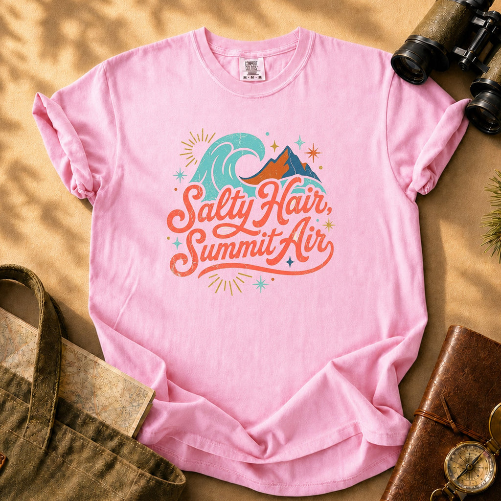 Salty Hair Summit Air Tee - Blossom